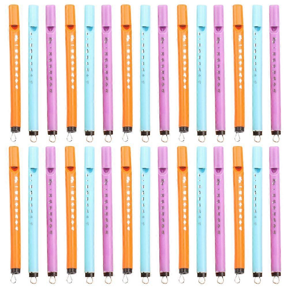 40pcs Portable Bird Whistle Interesting Music Bird Flutes for Kids (Random Color)