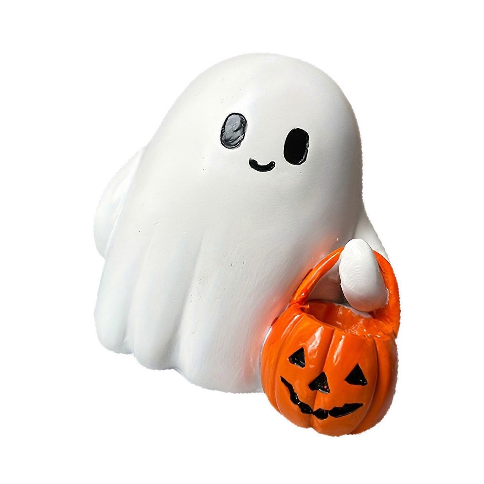Halloween Theme Specters Ornament Resin Art For Homes Decors Whole Year Display User friendly Materials Multicolor