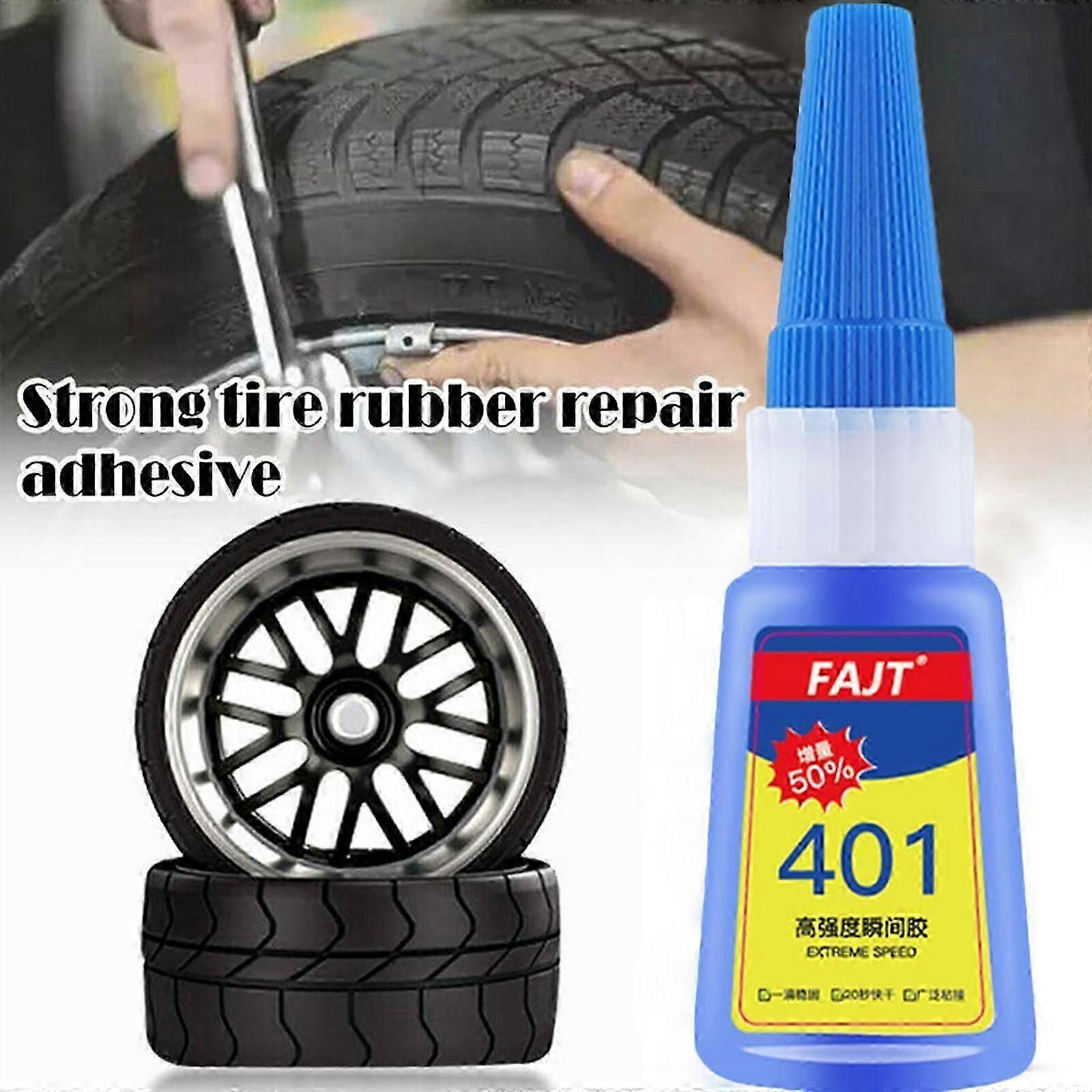 Quick-drying adhesive for tire lettering secure bonding 2 bottles