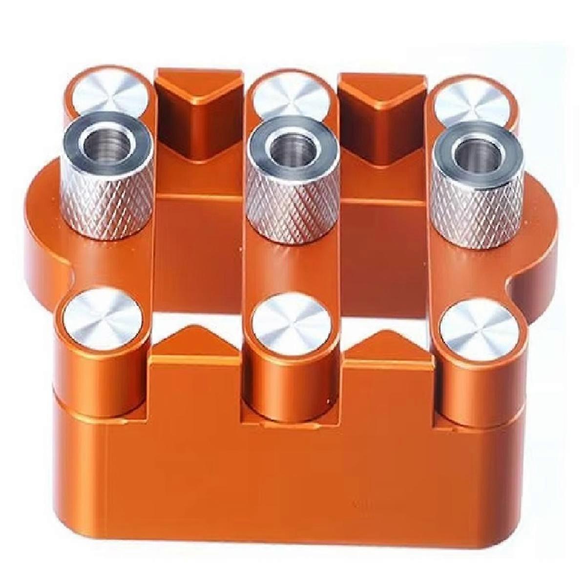 Trä Dowel Borr Guide Leder Verktyg Raka Hål Trästansare Exakt centrering Jigg Handborr Guide för proffs