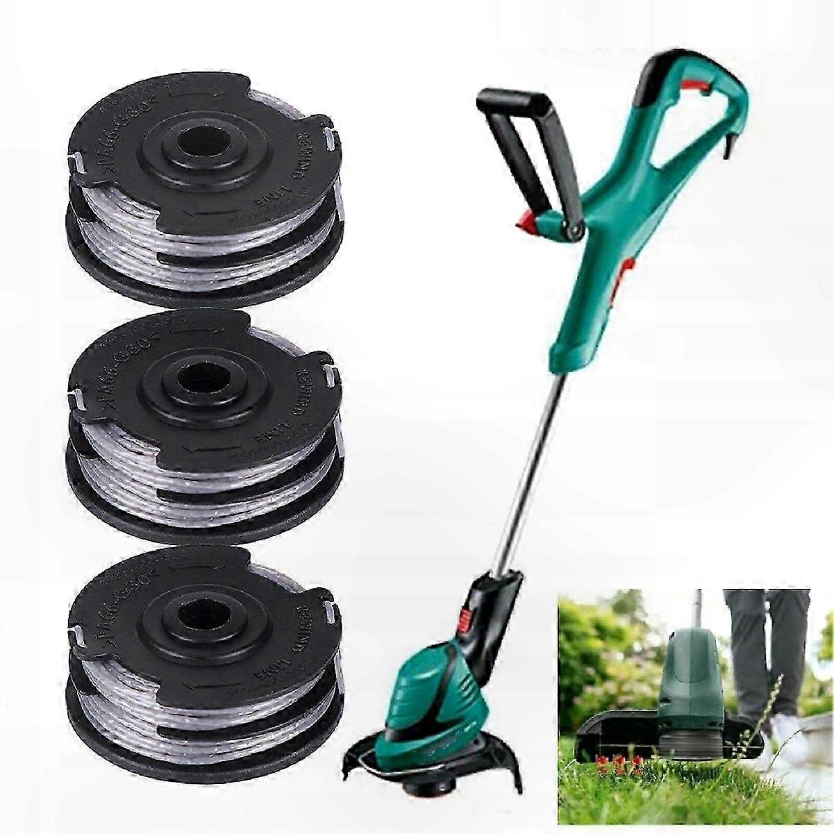 3-Pack 4M Spools for Cordless Trimmers Compatibility Check Required
