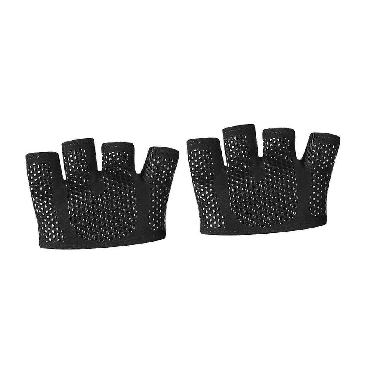 Workout Gloves Weight Lifting Gloves For Gym Wrist Support Black Sizes Available Breathable Material