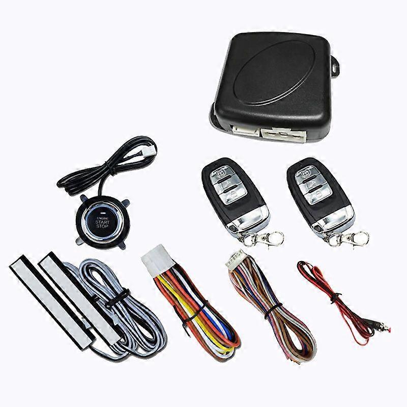 Car SUV PKE Keyless Entry Engine Start Alarm System Push Button Start System Remote Stop