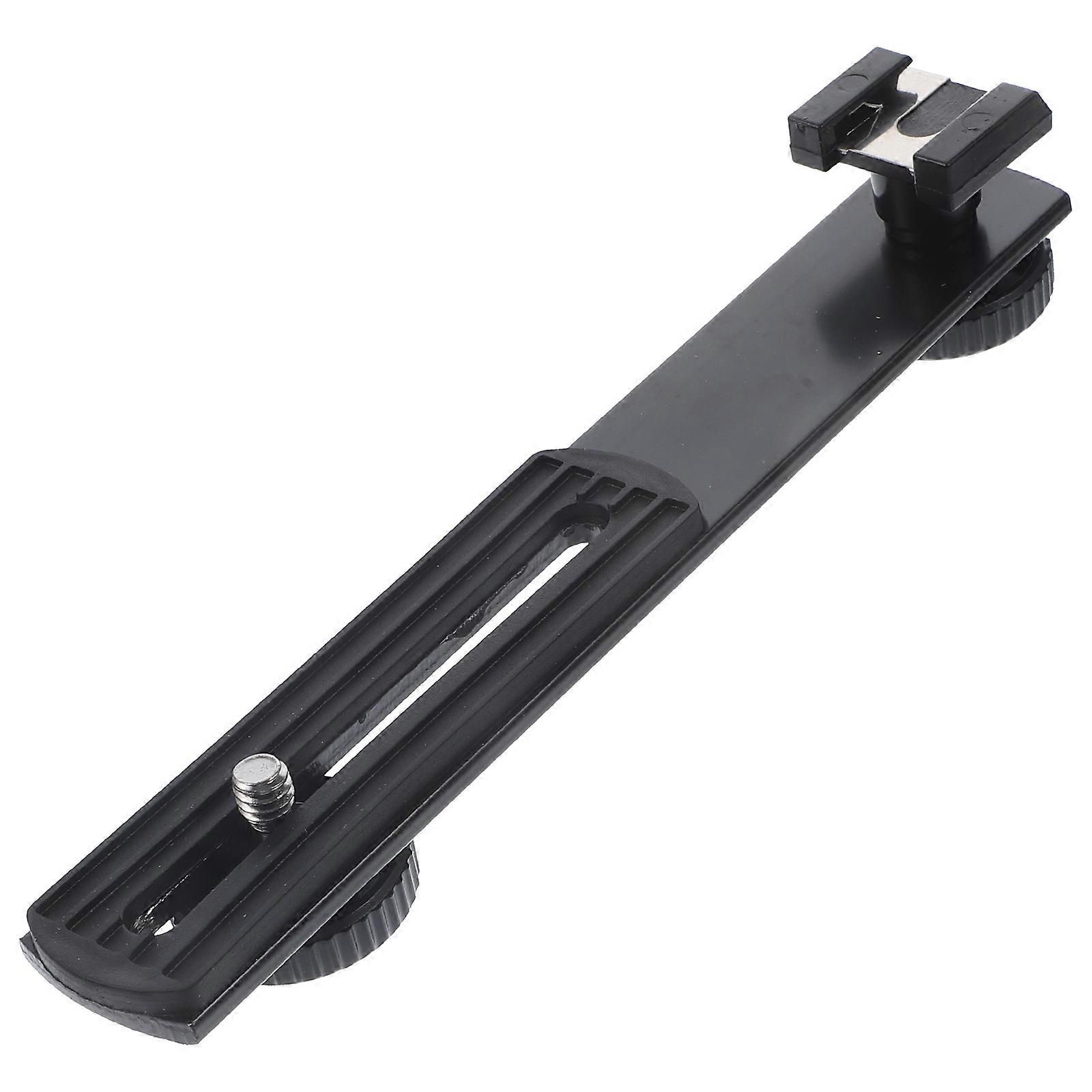 Microphone Mount Live Streaming Bracket Office Use Adjustable Black Aluminum Alloy Abs Iron for 1Set
