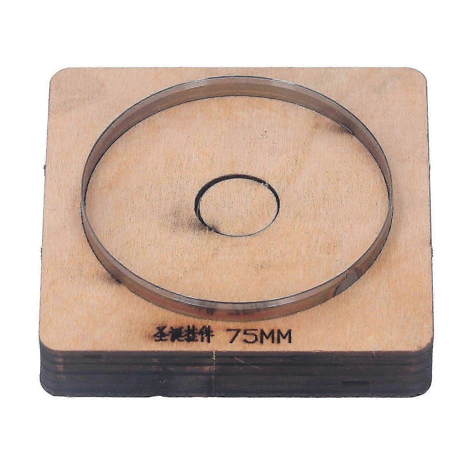 High quality 75mm diameter circular hand shears leather cutting mold set hand