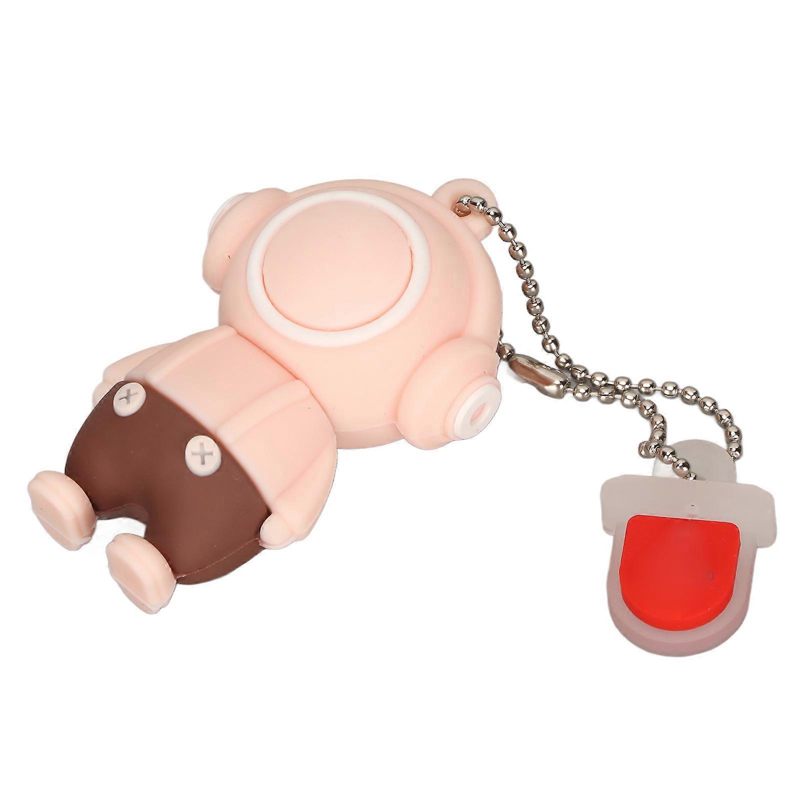 Cartoon USB Flash Drive 64GB Light Orange USB 2.0 High Speed