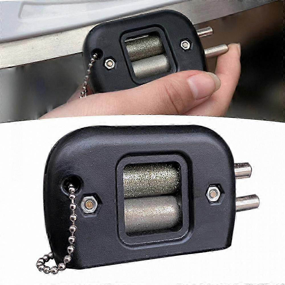 Portable Ice Skate Blade Sharpener with Wear-Resistant Sandstone for Hockey Skating