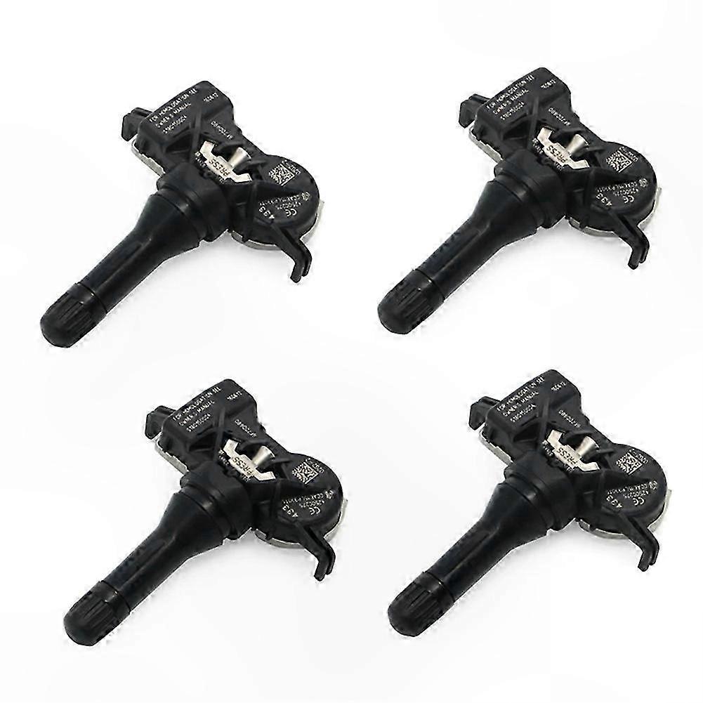 4PCS TPMS Tire Pressure Monitoring Sensors 433MHz for SUVs & Trucks 2014-2025