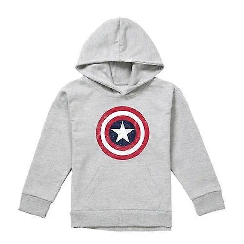 Captain America Childrens/Kids Shield Heather Pull Over Hoodie