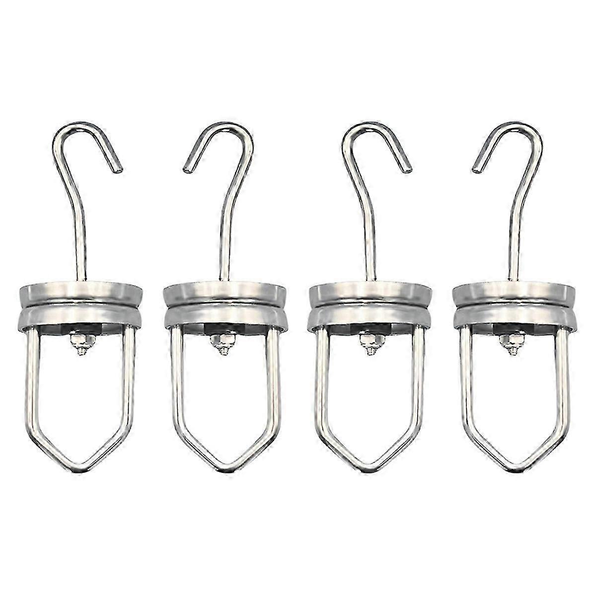 4PCS Paint Rotary Swivel Hooks High Temperature Rotary Hook