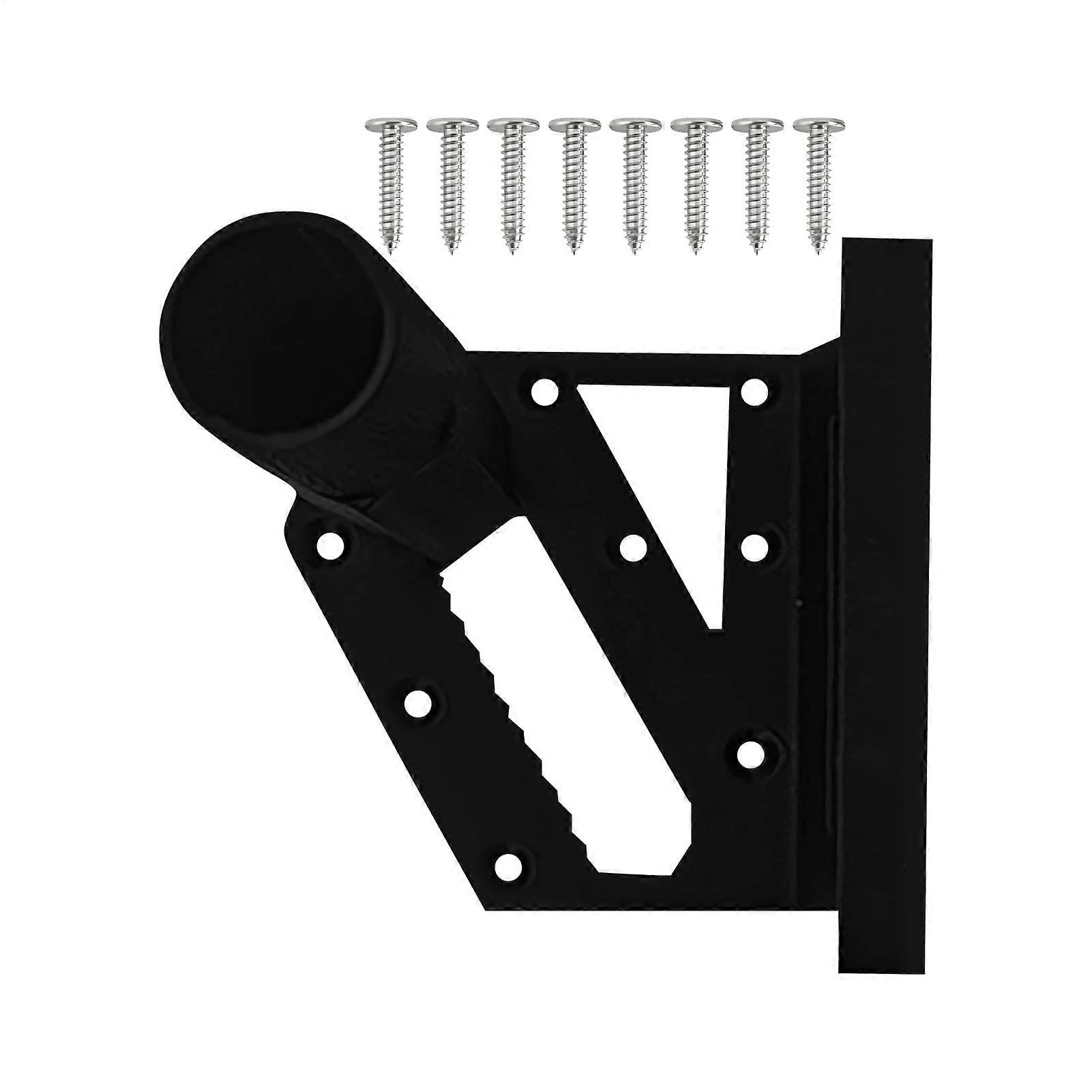 Wall Tool Organizer Rack Wall Mount Garden Kit Holder Compact Space Saving Broom Storage Gray 6.9x8x7 cm