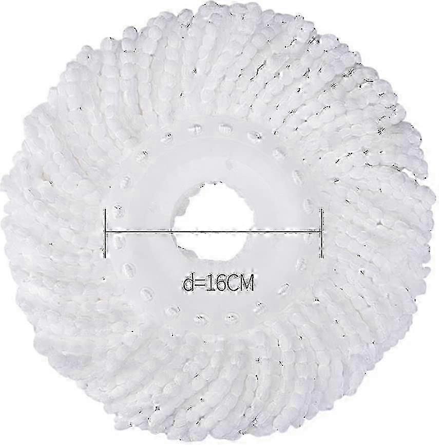 3-Pack White Replacement Heads for Hurricane Spinning Mop