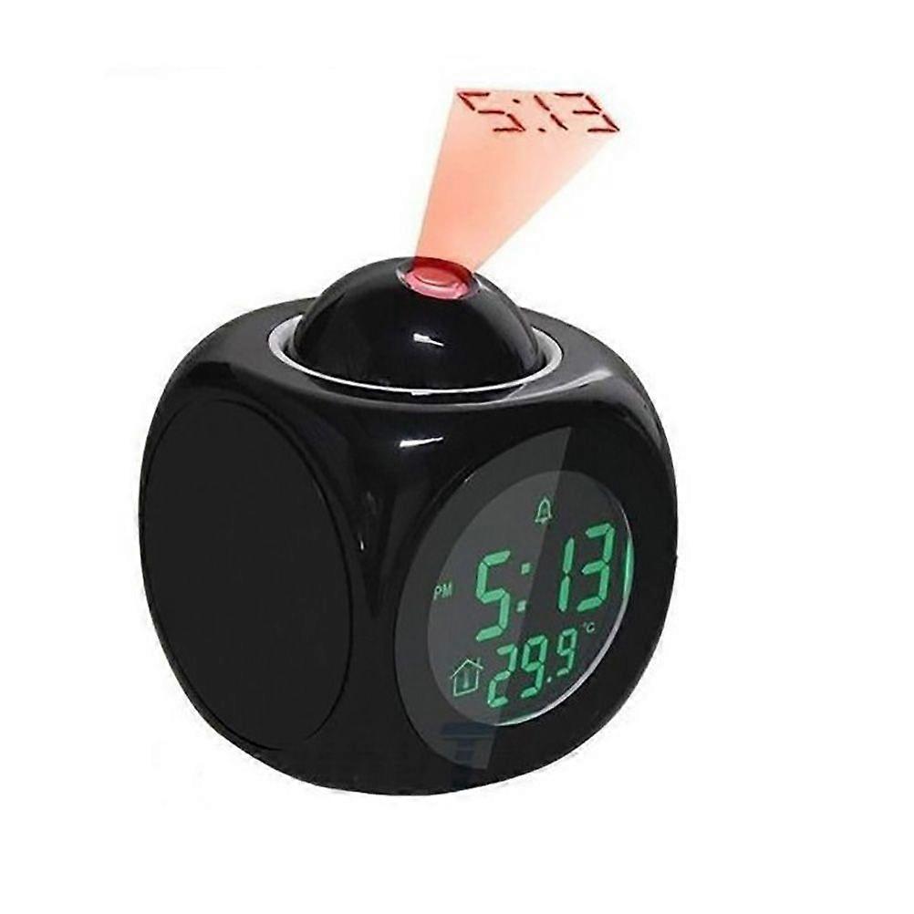 Multifunctional Projection Alarm Clock With Led Voice Talking Function Digital Alarm Clock