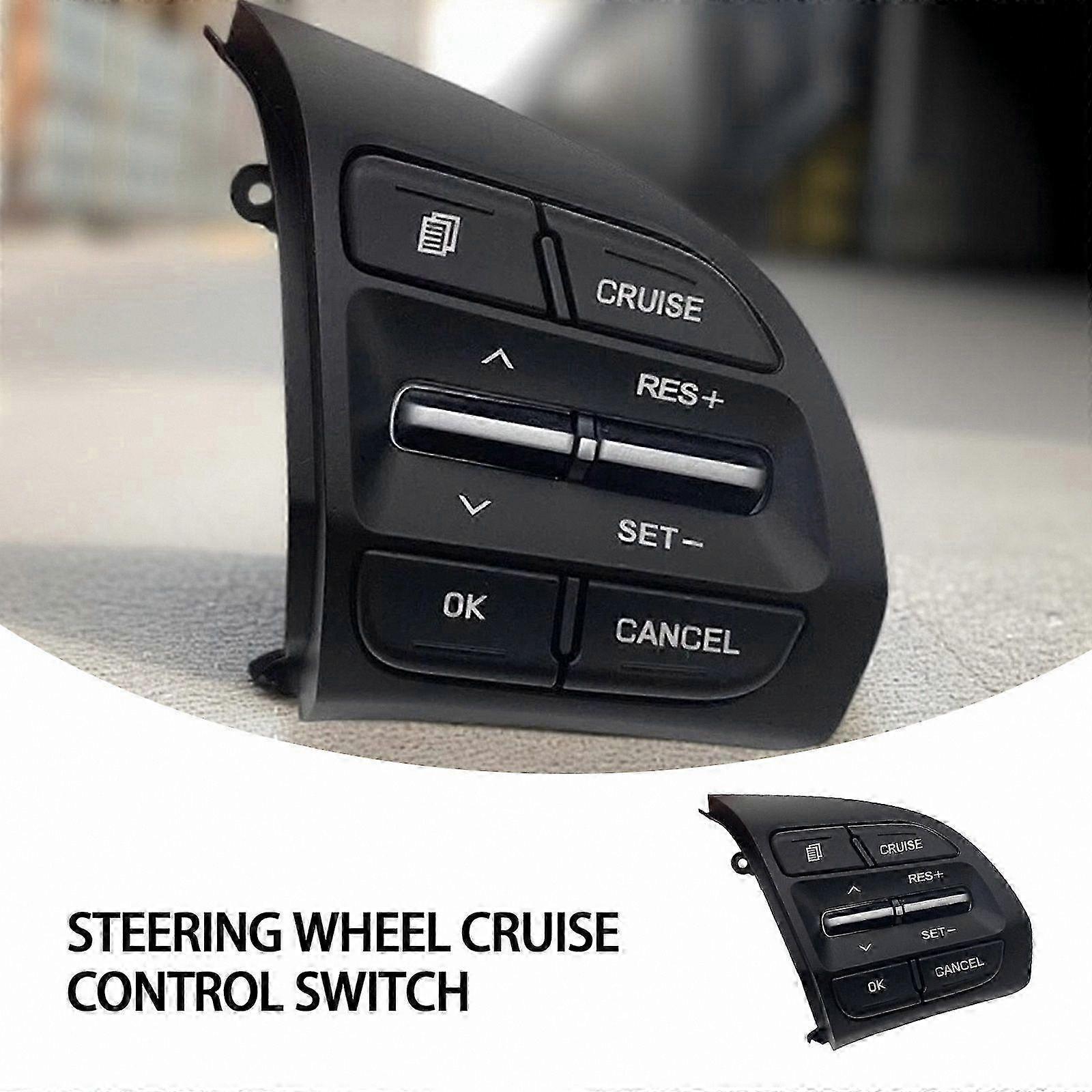 Cruise Control Switch for Hyundai Kona, Multifunction Steering Wheel Control, 96720-J9110 Replacement Part