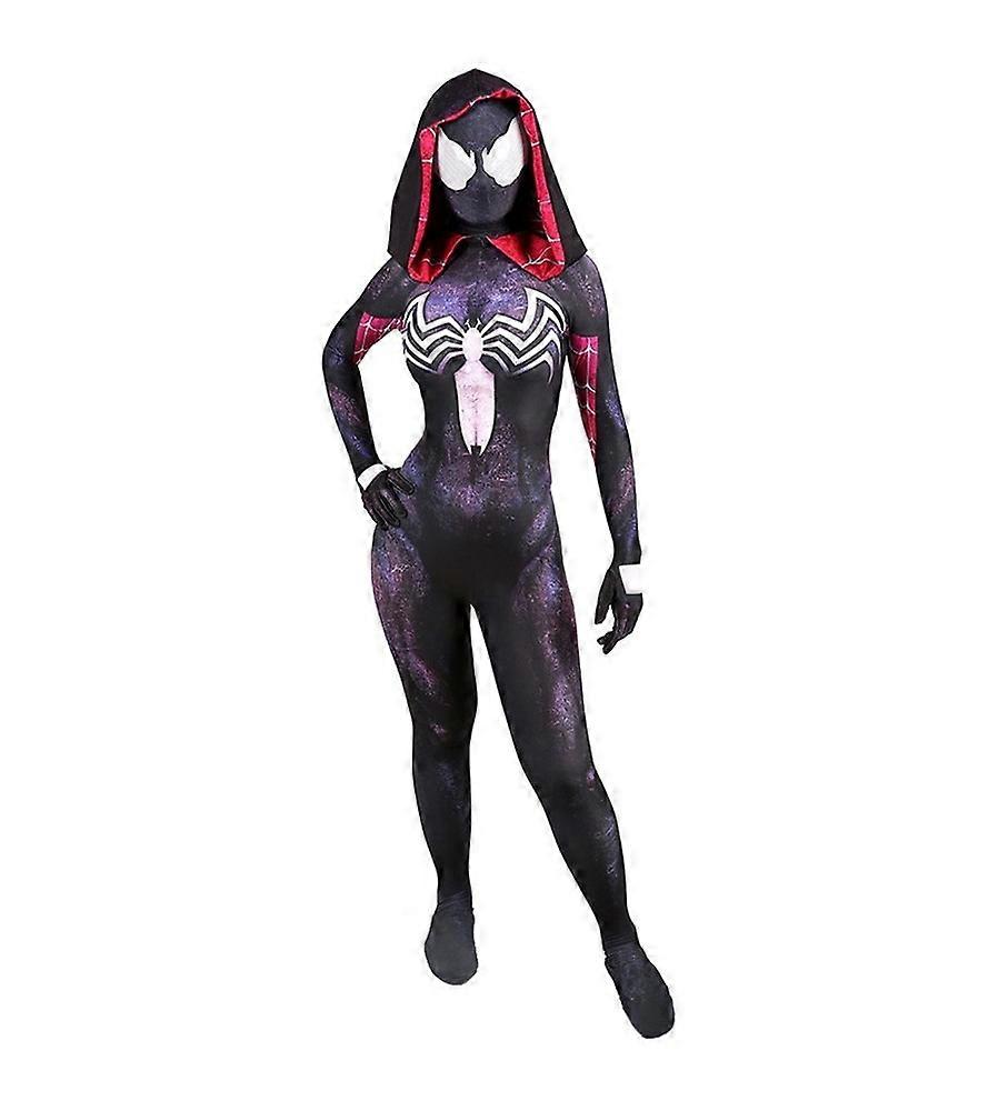 Venom Symbiote Spider Gwen Stacy Cosplay Costume Spandex 3D Superhero Zentai
