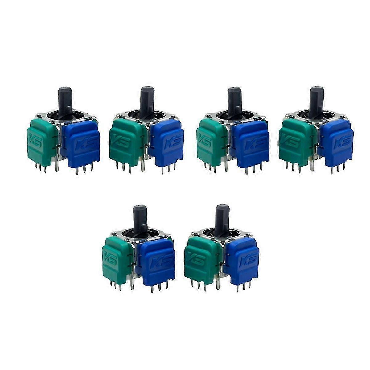 6PCS TMR Joystick electromagnetic pentru actualizare Gamepad TMR Joystick 3D Analog Thumbstick Controler