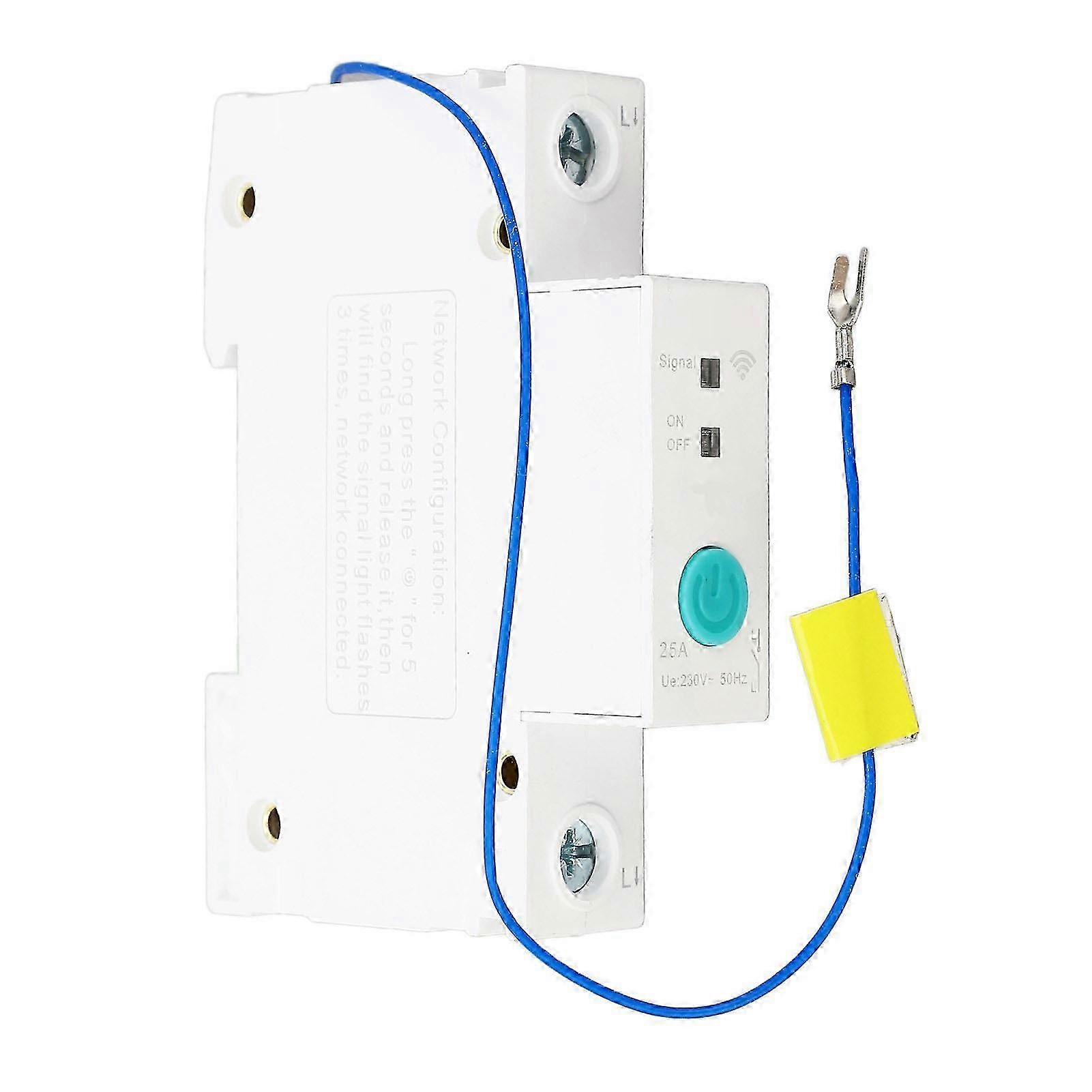 WIFI Circuit Breaker 1P 230V DIN Rail Smart Breaker Switch for Ewelink APP Home Malls 2025