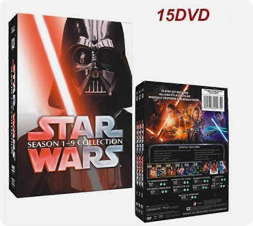 スター・ウォーズ コンプリート・サーガ・コレクション：シーズン1-9 英語版（DVD 15枚組ボックスセット）新品