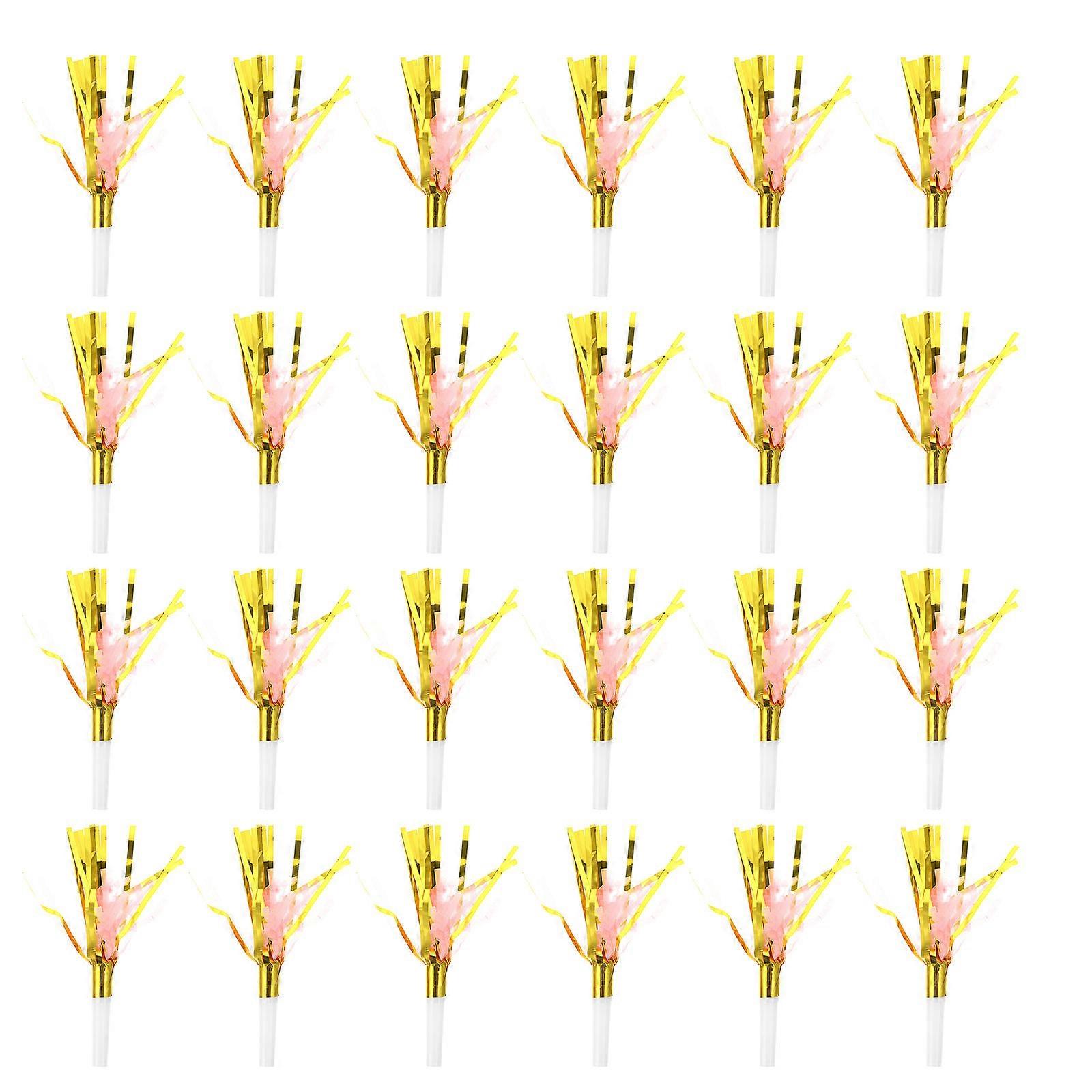 Party Blow Horns Blower Tassel Noise Makers for Cheering 30Pcs