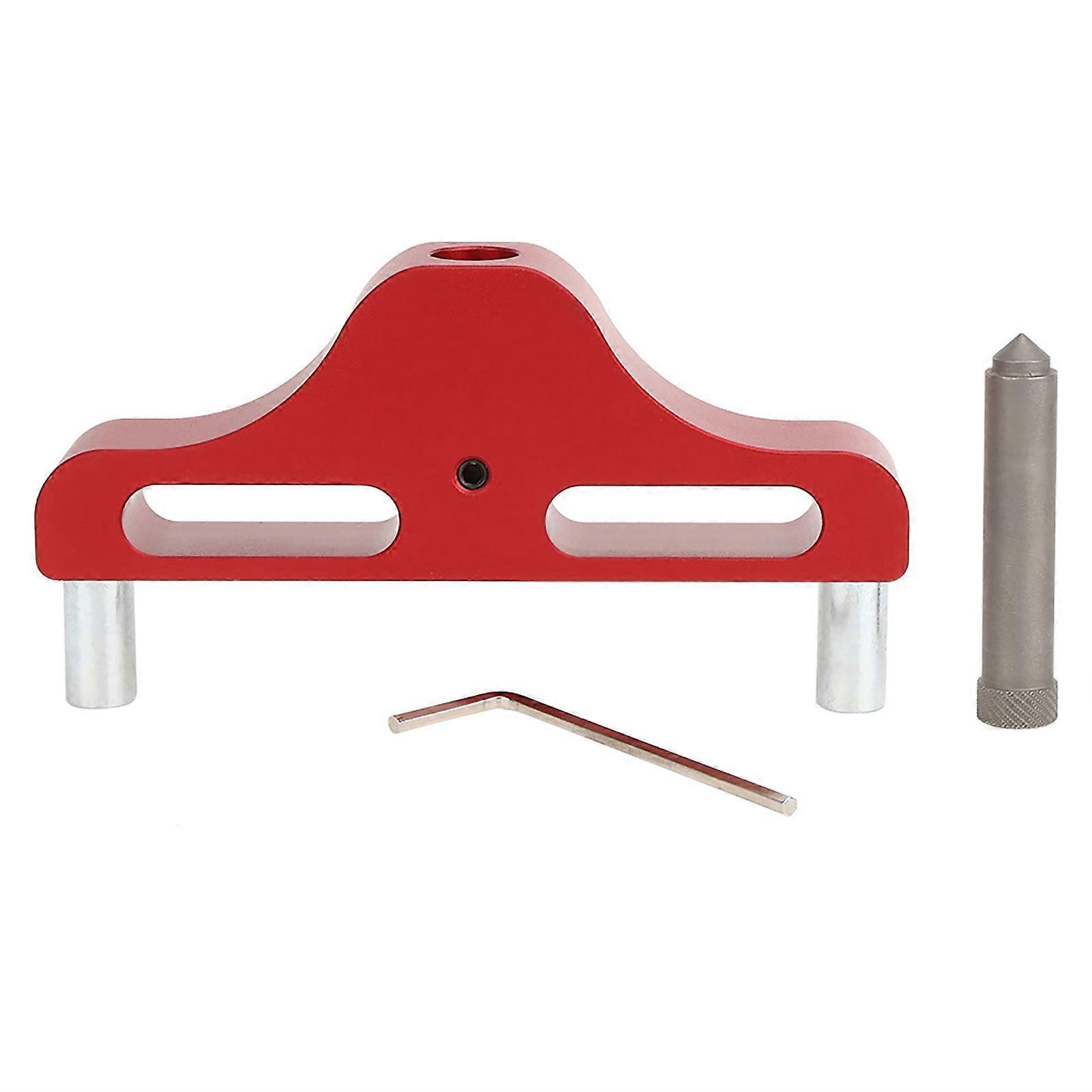 Center ScriberAluminum Alloy Woodworking Marking Center Finder Tool 95mm Blue/Red Red