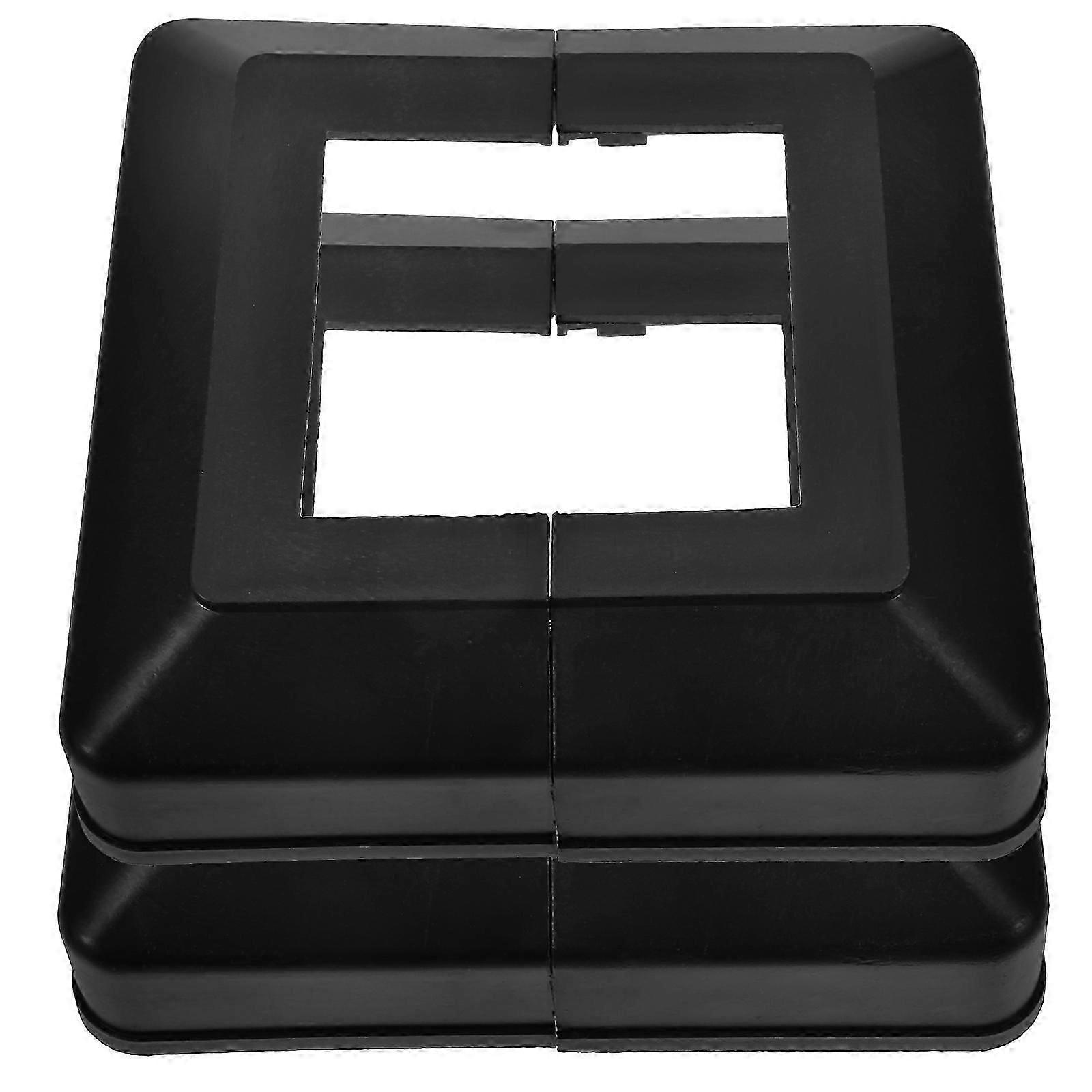 2 pz Colonna Wrap Per Portico Ringhiera Post Cap Recinzione Post Sleeve Split Post Cap