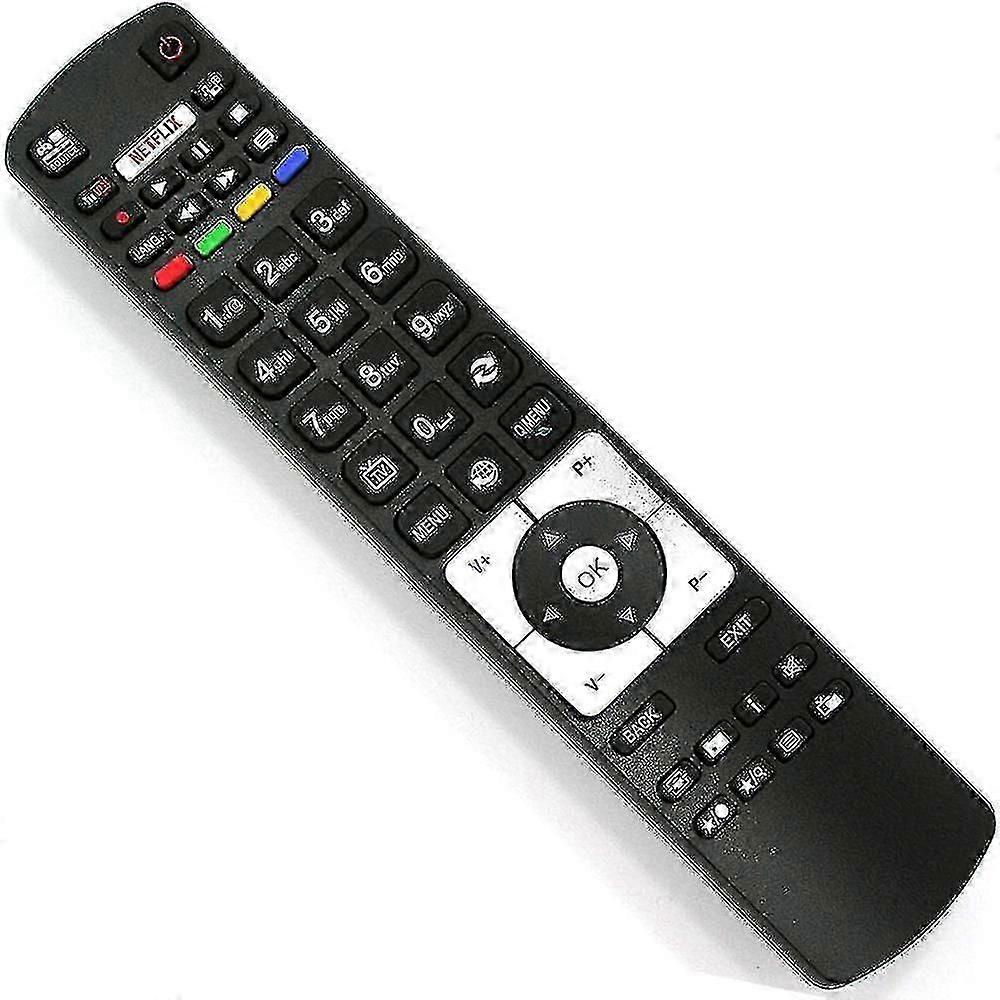 New Replacement Remote For Hitachi Tv Remote Control Rc5118 With Netflix Youtube For All Hitachi Telefunken Tv - No Setup Needed