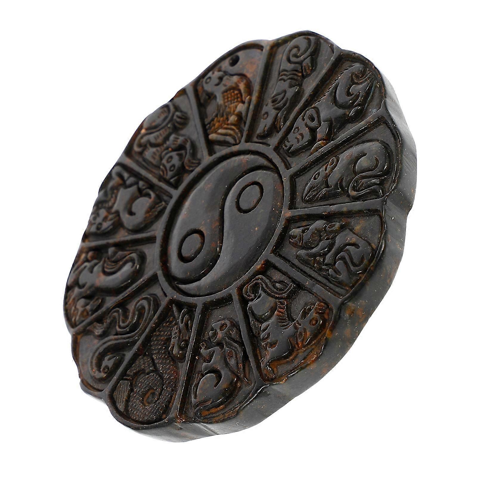 Retro Paper Weight Calligraphy Tool with Zodiac Design 1Pcs