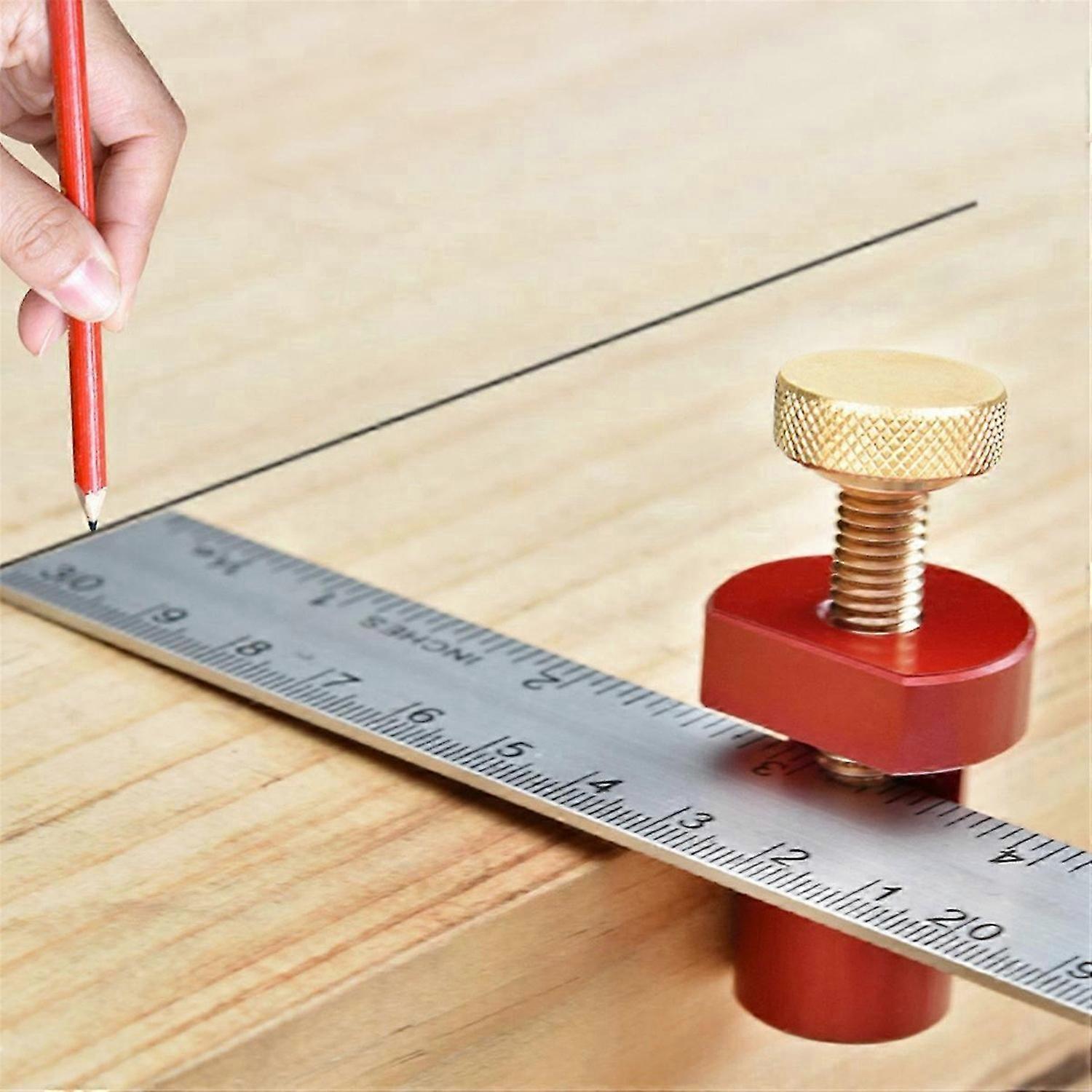 Card Tenon Angle Ruler Auxiliary Clamp Right Angled Ruler D