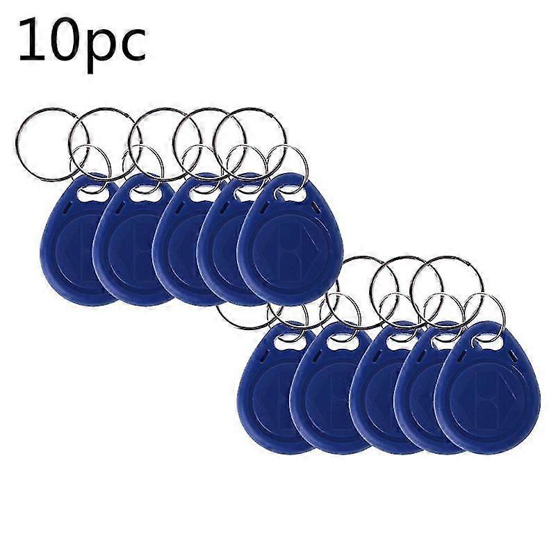 Pack Of 10 Universal T5577 Key Fob 125khz Rfid Rewritable T5577 Key Fob Tags