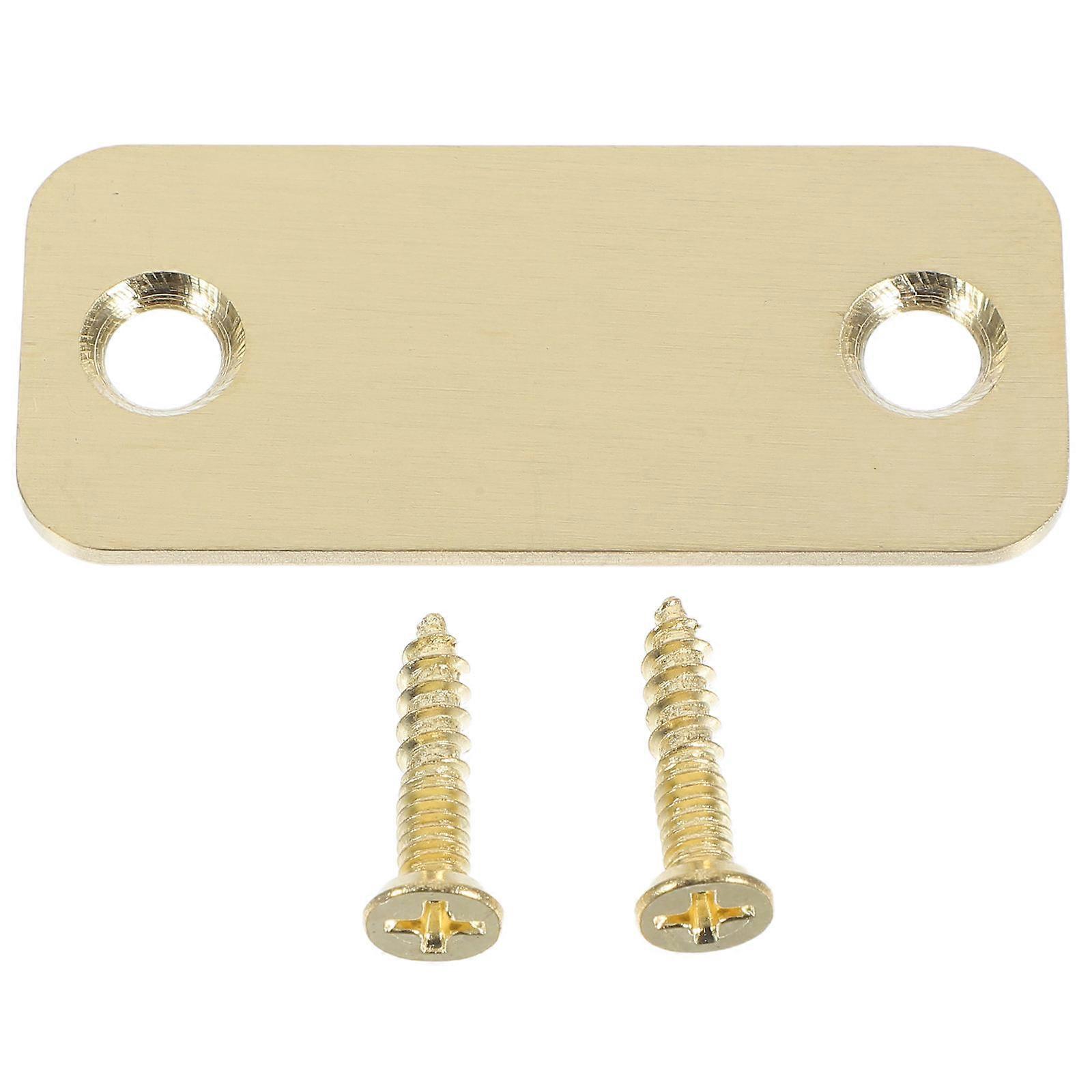 Door Striker Covers For Home Use Round Corners 5.60X2.50X0.20CM Repair Door Holes 1Set