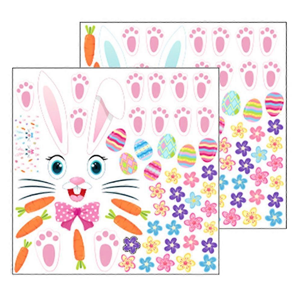 Easter Wall Decal PVC Adhesive Wall Decor for Easter Party 5Sets