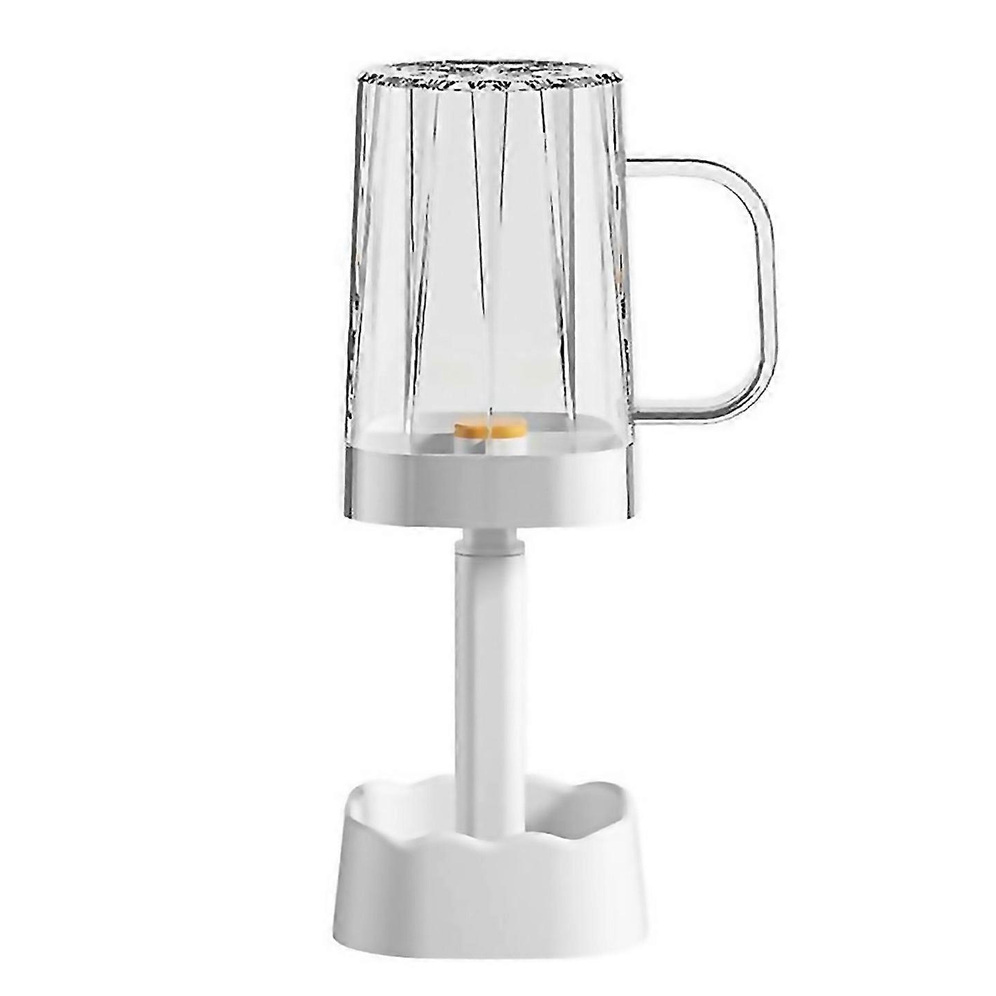 For Toothbrush Holder With Tooth Brush Cup For All Toothbrushes White