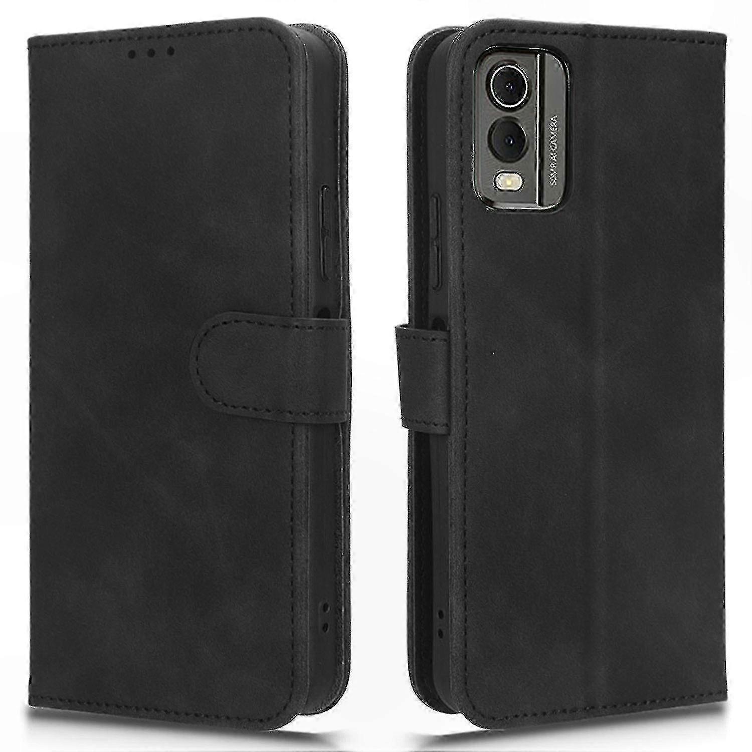 Anti-Drop Wallet Case with Stand for C32, Soft Leather Phone Cover Protector