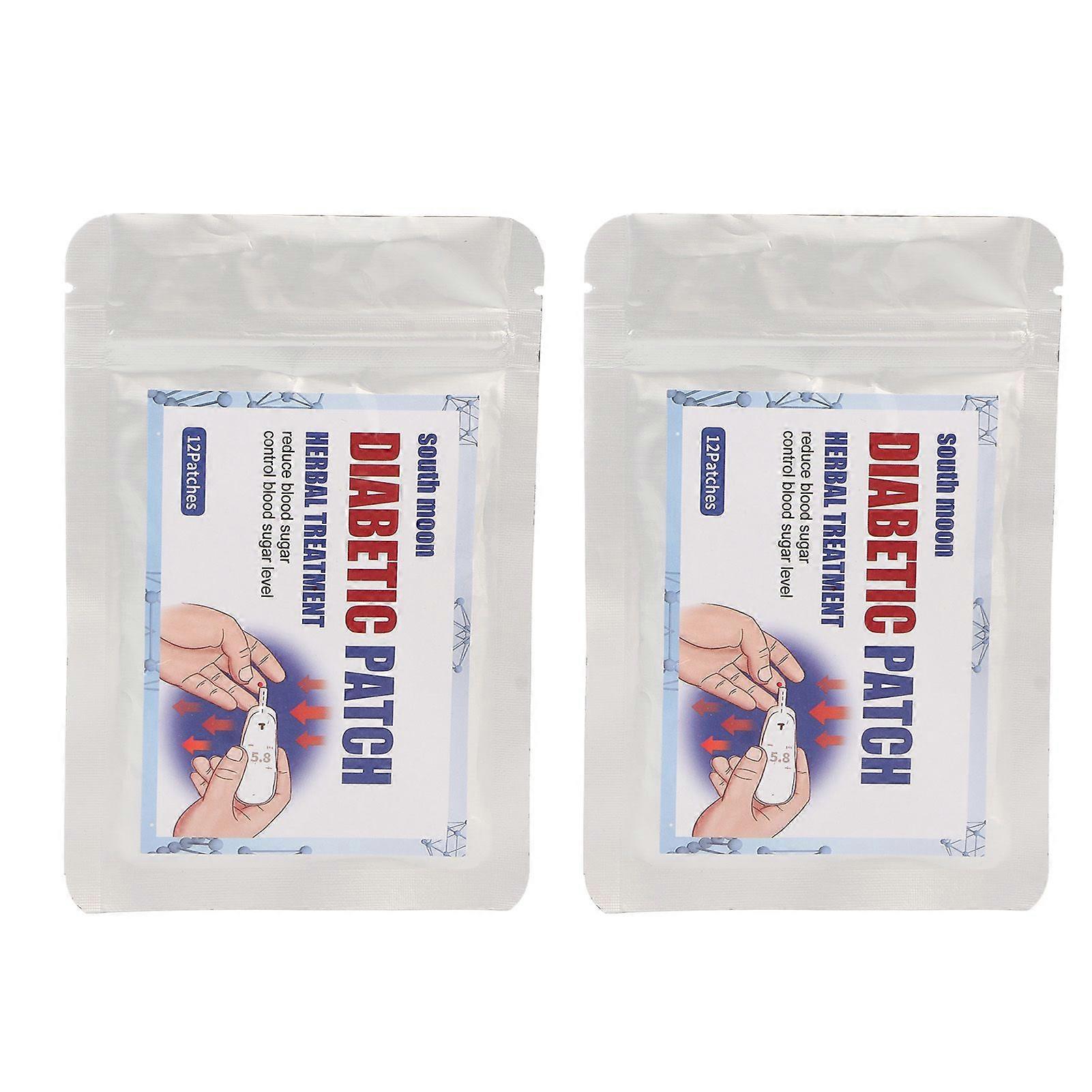 24pcs Diabetic Belly Patch Relieve Thirst Control Blood Sugar Diabetic Abdominal Patch for Middle Age Elderly