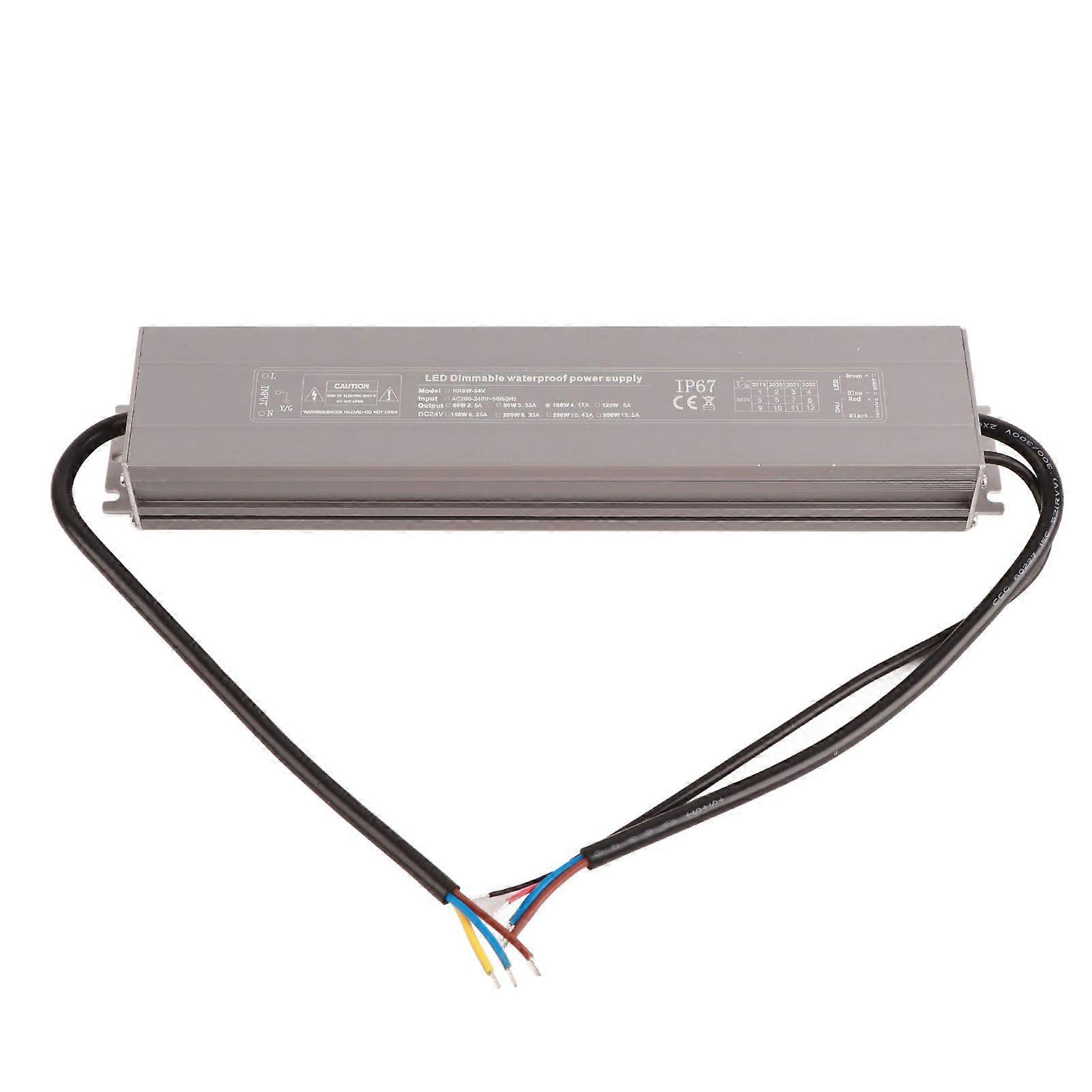 Dimmable Power Supply LED IP67 Waterproof Input AC220240V(50/60Hz) Onput 24V 100W 4.17A
