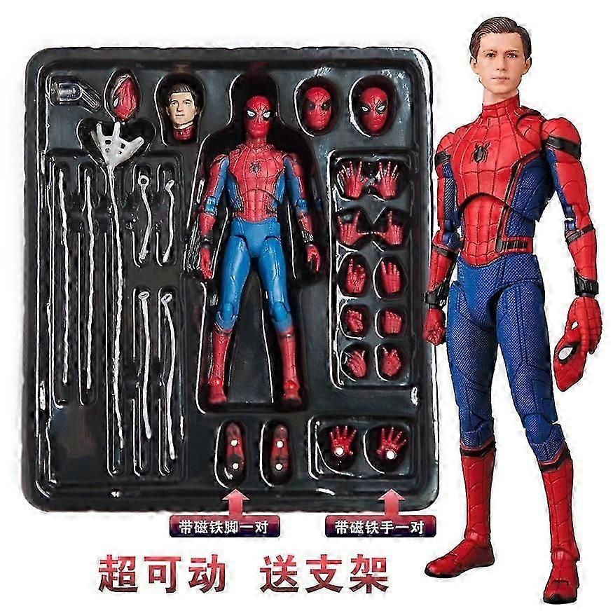 Spiderman Movable Doll Toy Anime Collection Modelo Presentes