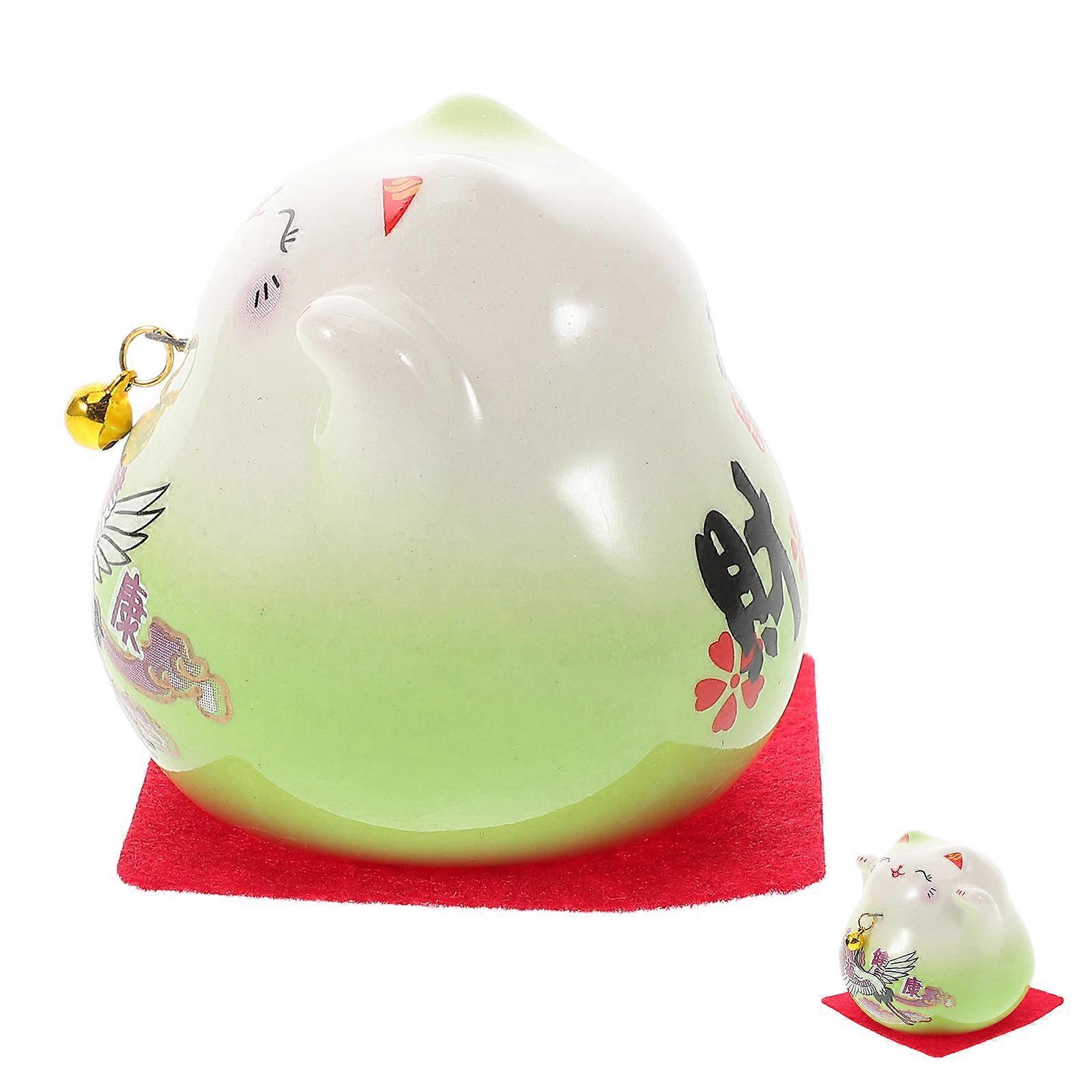 Ceramic Statue for Home Decor 3Pcs Luck and Wealth Figurine