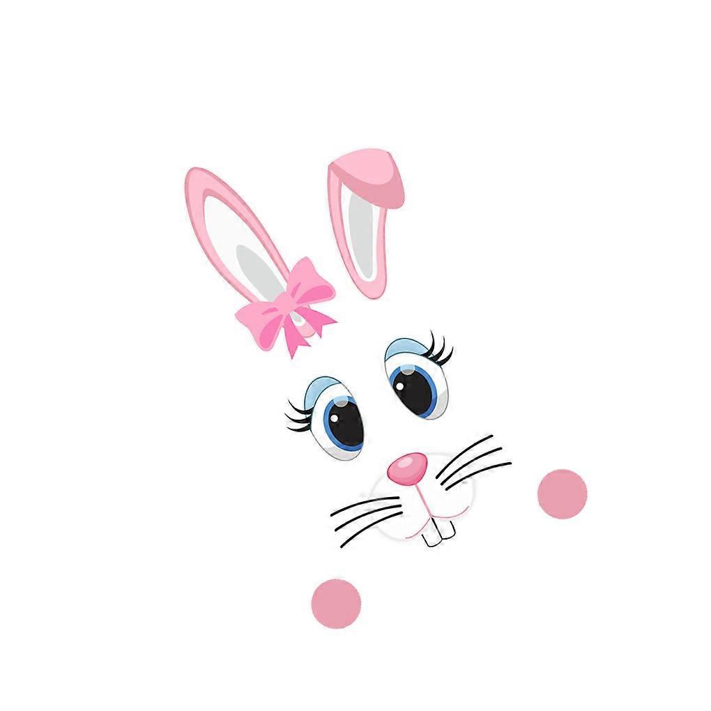 Easter Bunny Sticker Lodestone Fridge Garage Window Decals Without Glue