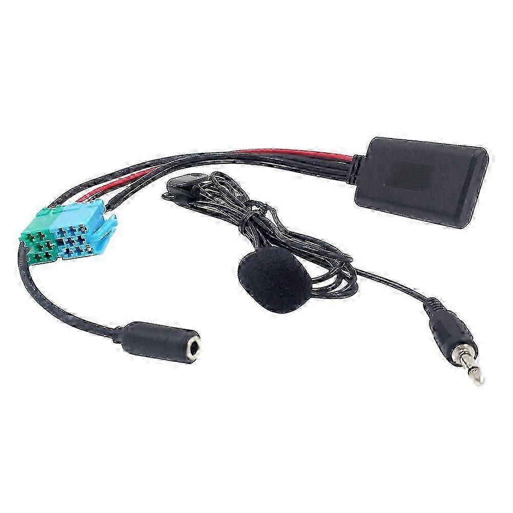 6+8 Pin Bluetooth Audio Aux Cable with Microphone for Hands-Free Car Calling - UK Compatible