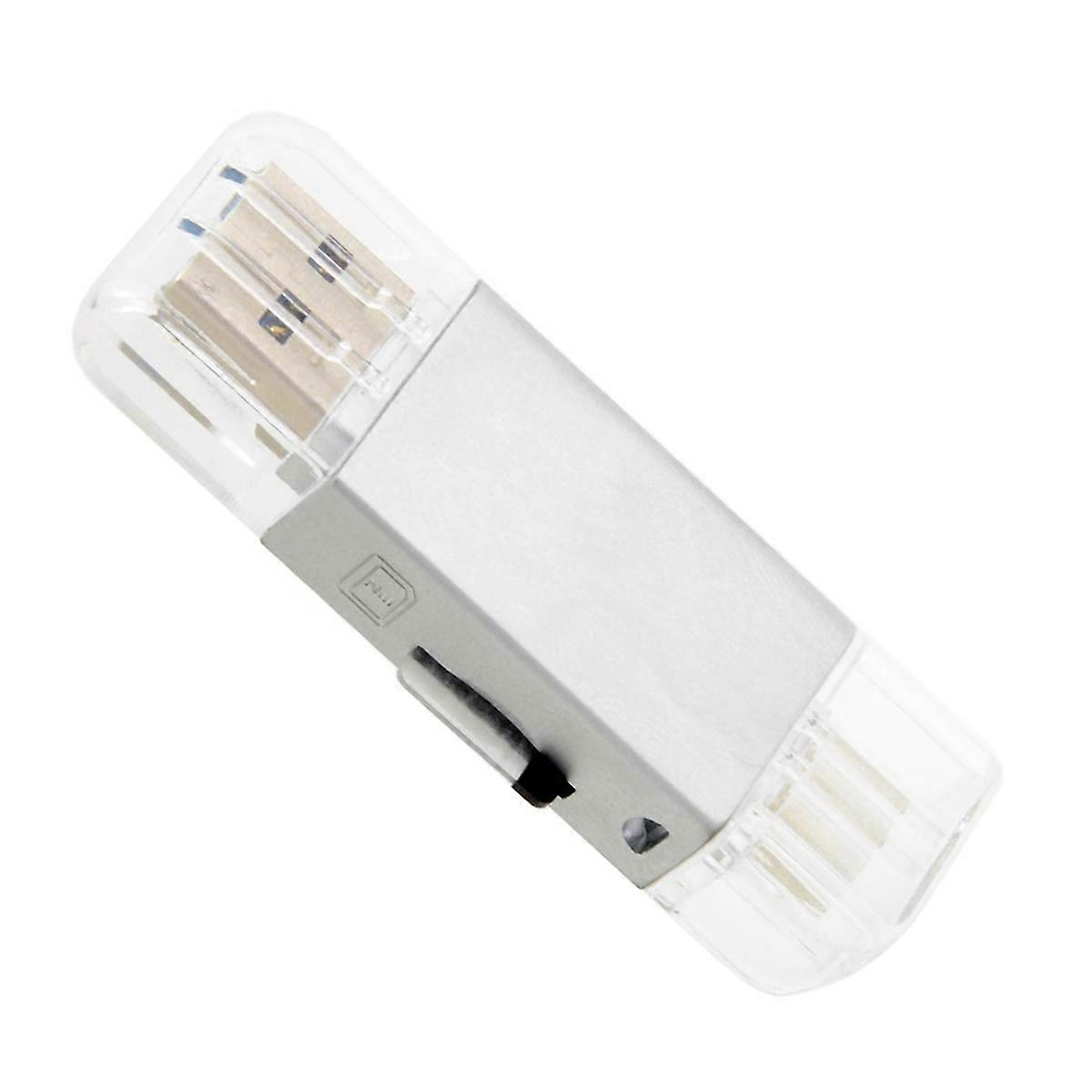 USB-C Type C /USB 2.0 to NM Nano Memory Card TF Micro-SD Card Reader for Cell Phone and Amp, Laptop