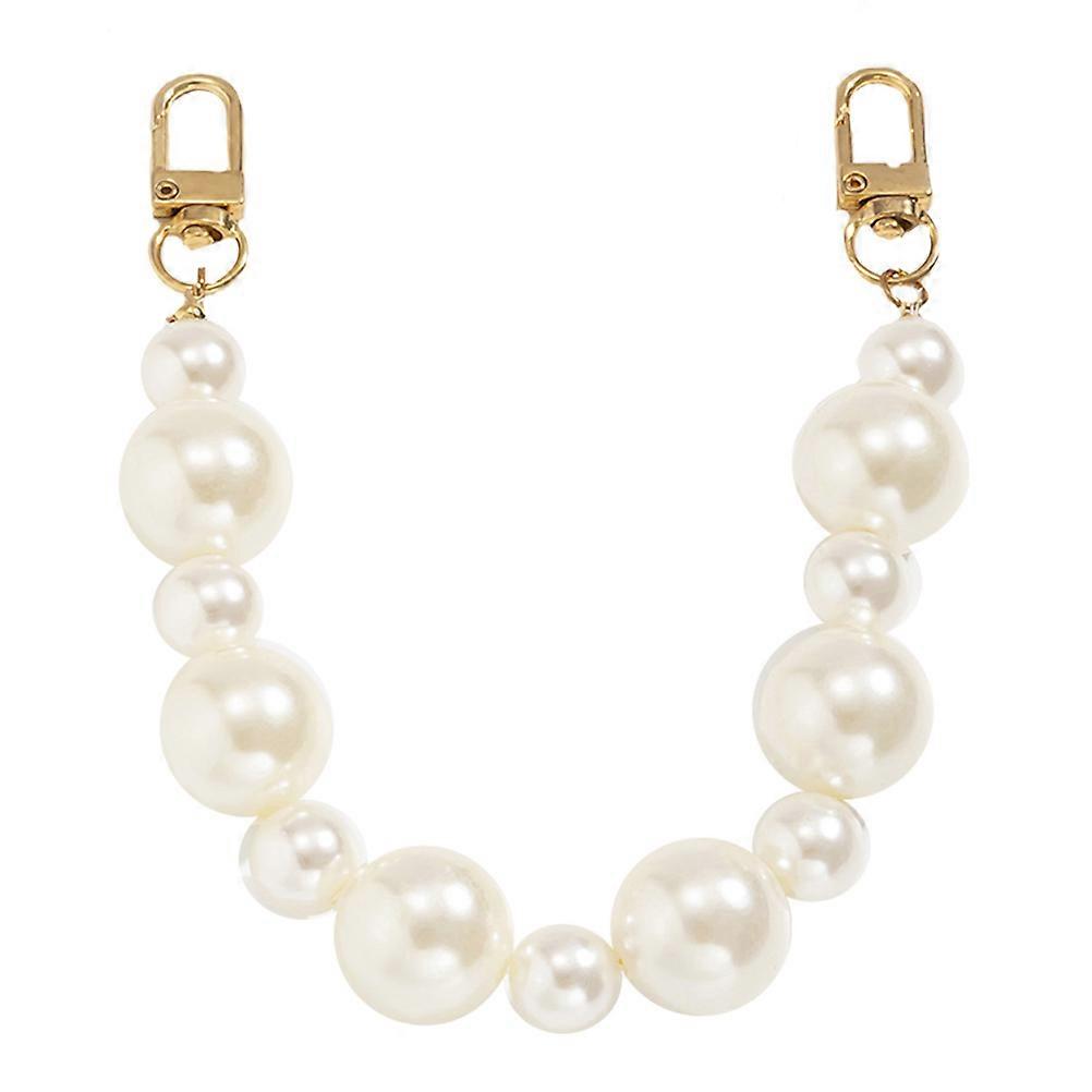 Replacement Strap for Handbag Charming Irregular Geometry Pearl Chain DIY Design 30x2cm 1Pack