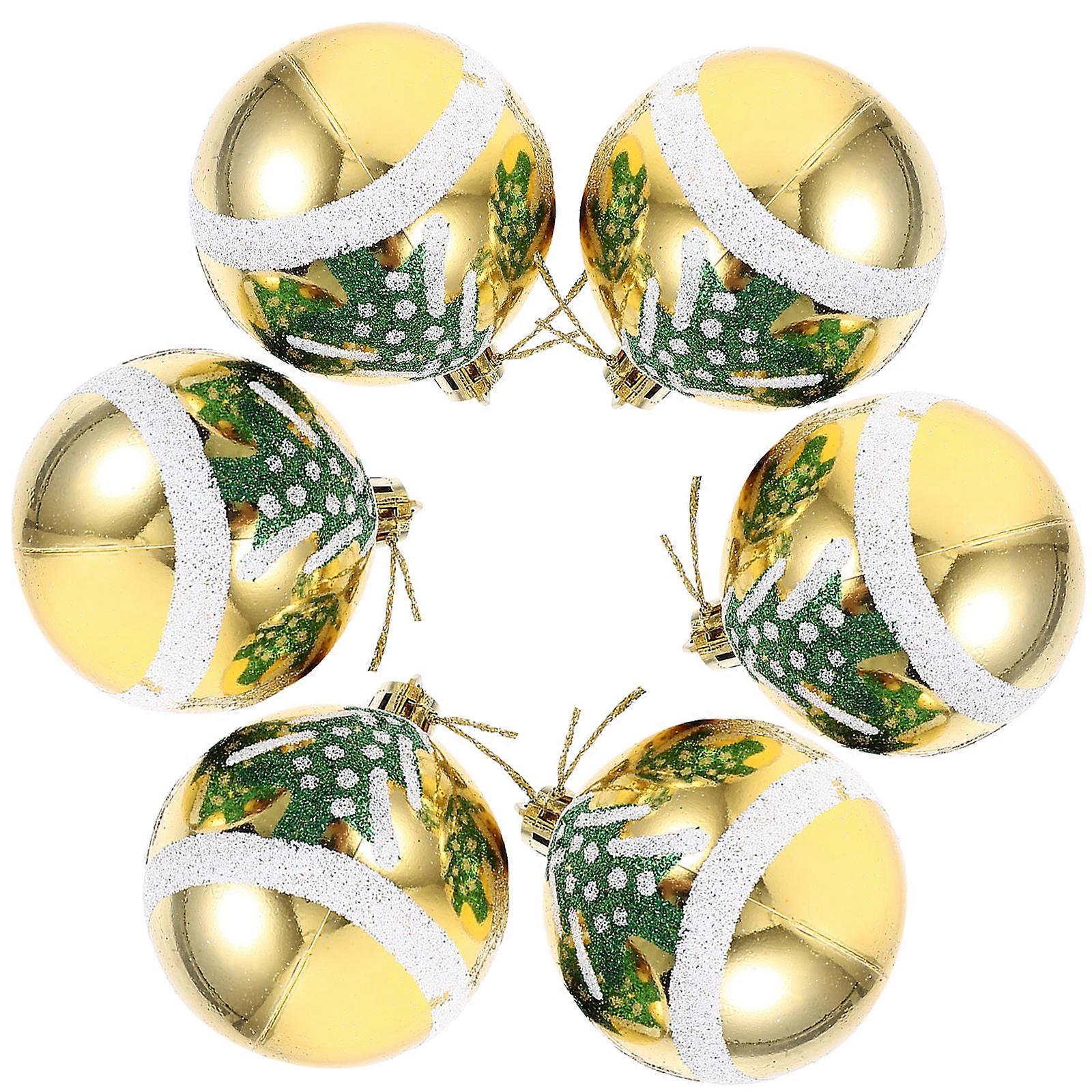 Xmas Hanging Ornaments 18 Pcs Decorative Balls For Christmas Party And Family Gatherings Creating A Joyful Ambiance