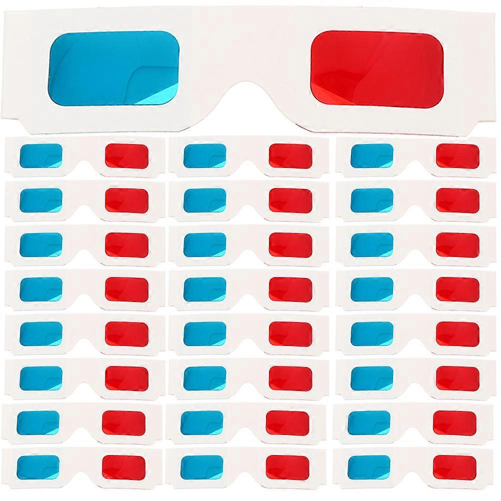 3D Glasses 240 Pcs Universal Experience All Ages Entertainment Home Cinema Rectangular Cardboard