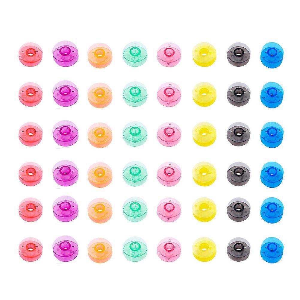 Clear Plastic Bobbins for Sewing Machines Sewing Machine Bobbins 480Pcs Assorted