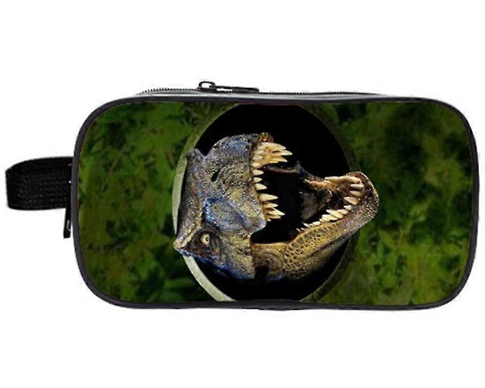 Large Capacity Dinosaur Print Pencil Case 2025
