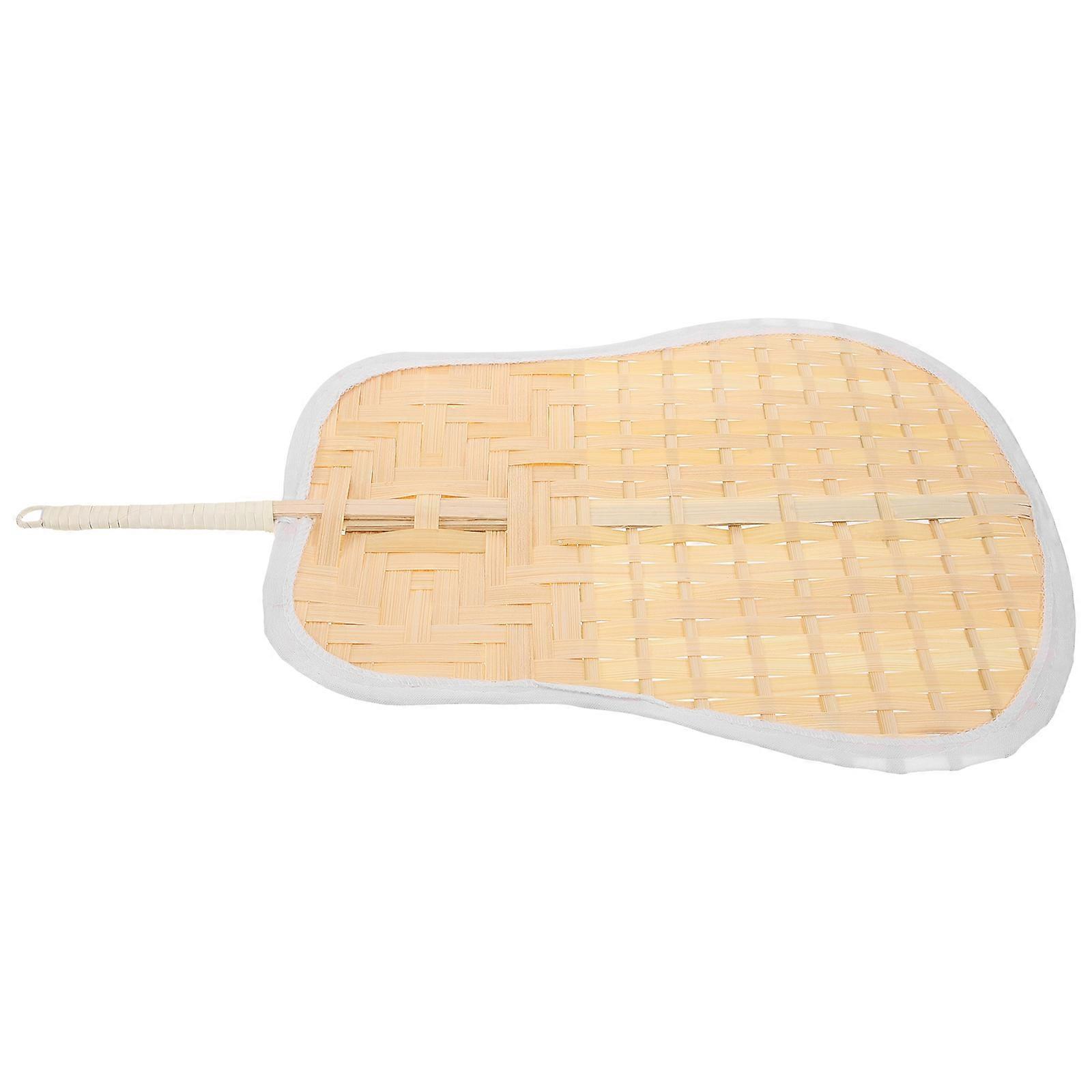 Chinese Style Bamboo Woven Fan for Summer Cooling 2Pcs Handheld Fan