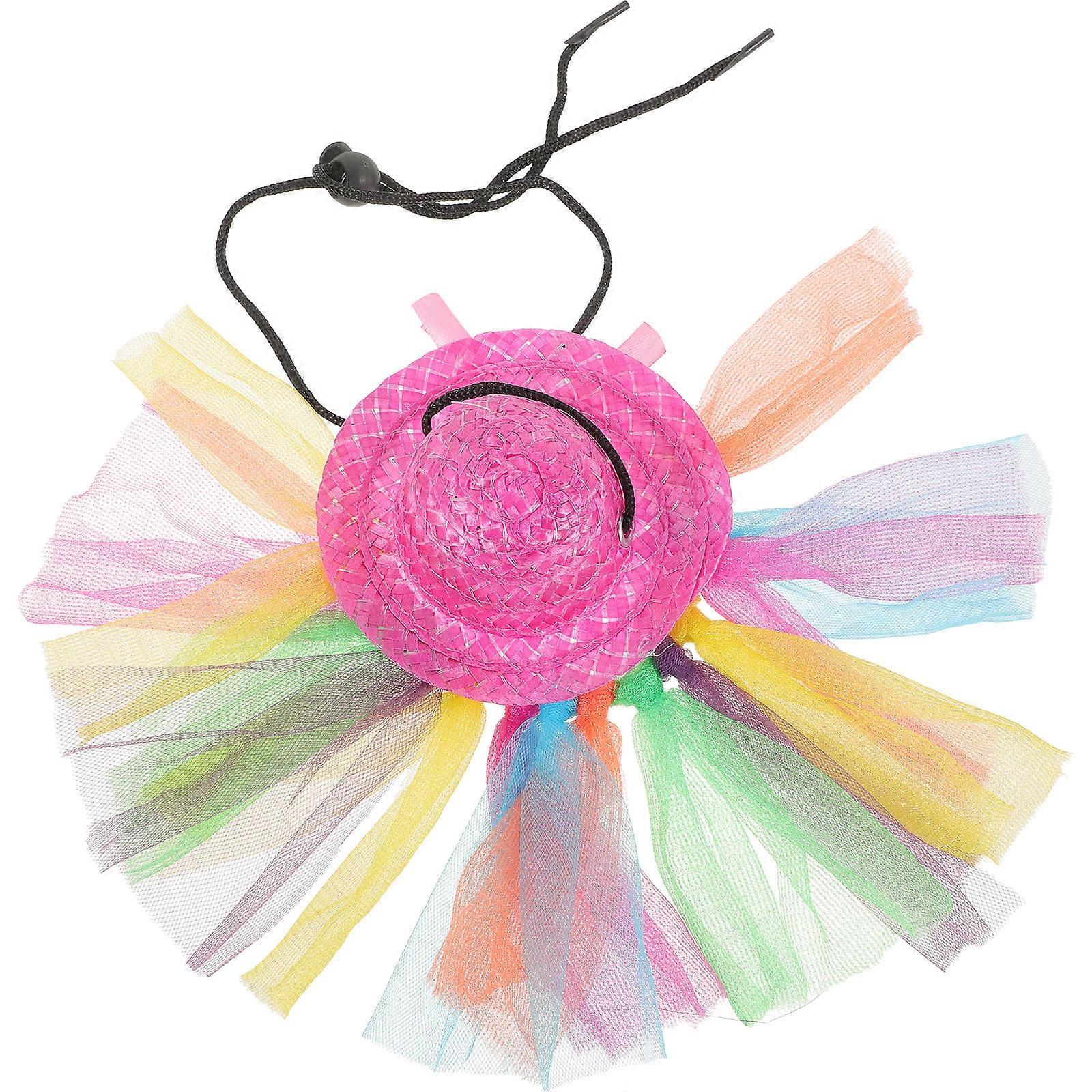 Hamster Hat Small Animal Costume for Decoration 2Sets Assorted Color