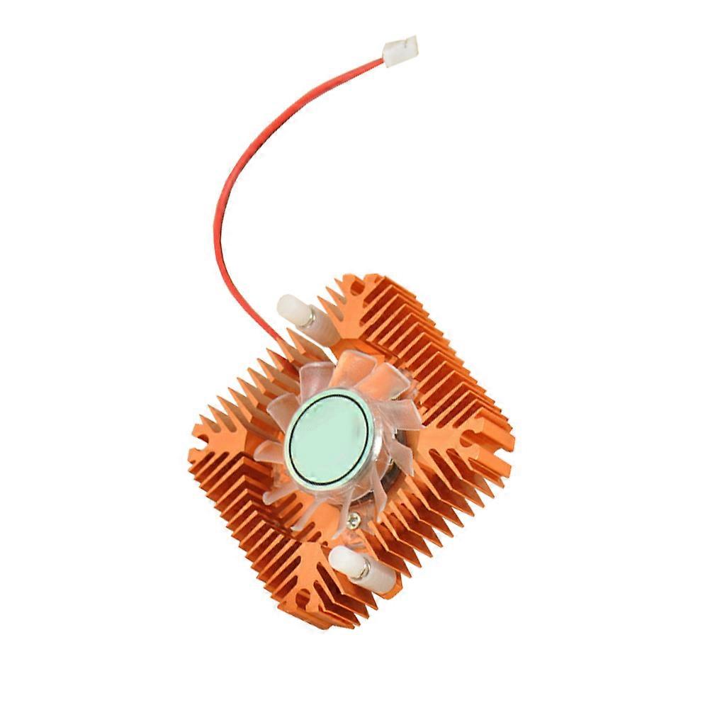 Graphic Card Cooler GPU Fan Cooler for Computer Golden Aluminum Air Cooling