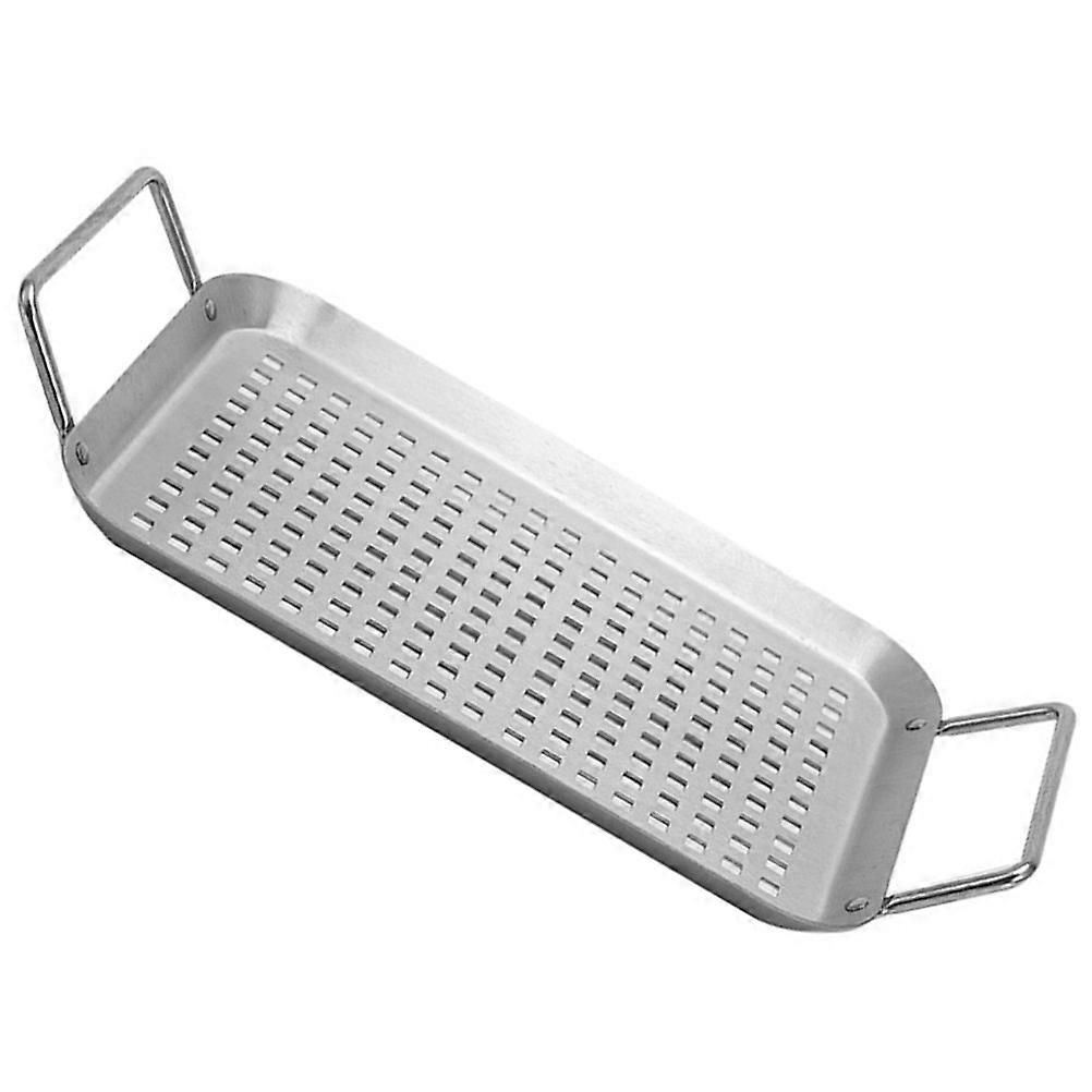 Multi-Function Portable Camping Grilling Tray Stainless Steel 3Pcs Set