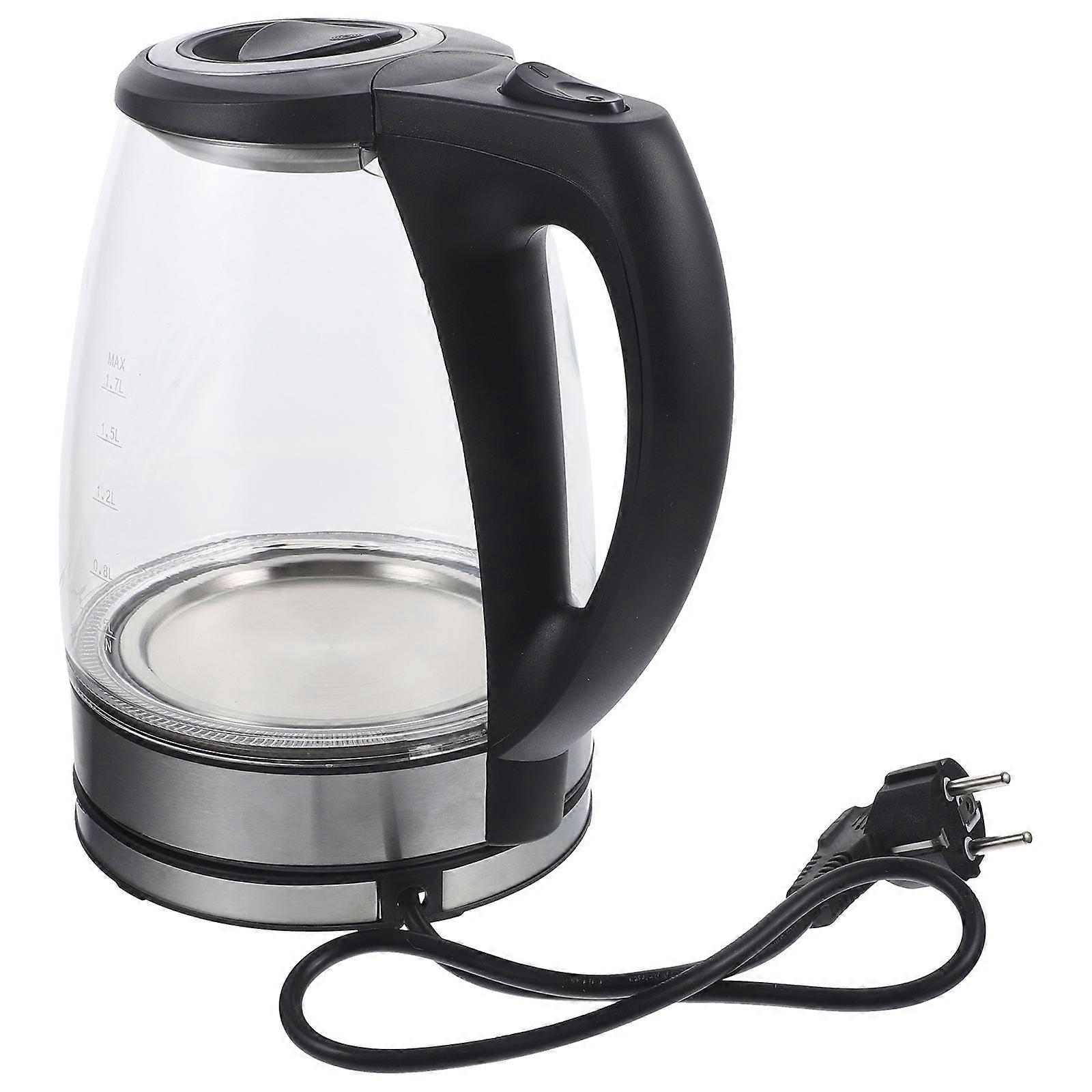 Glass Electric Tea Kettle Portable Electric Kettle with 2Pcs Set